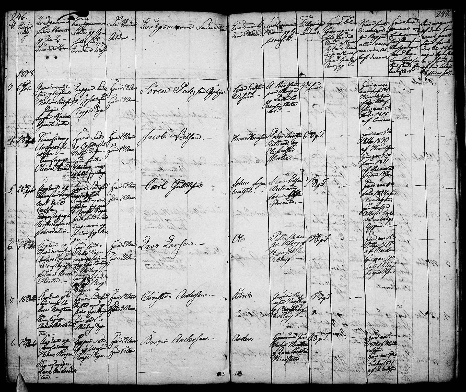 Borge prestekontor Kirkebøker, AV/SAO-A-10903/F/Fa/L0004: Ministerialbok nr. I 4, 1836-1848, s. 246-247
