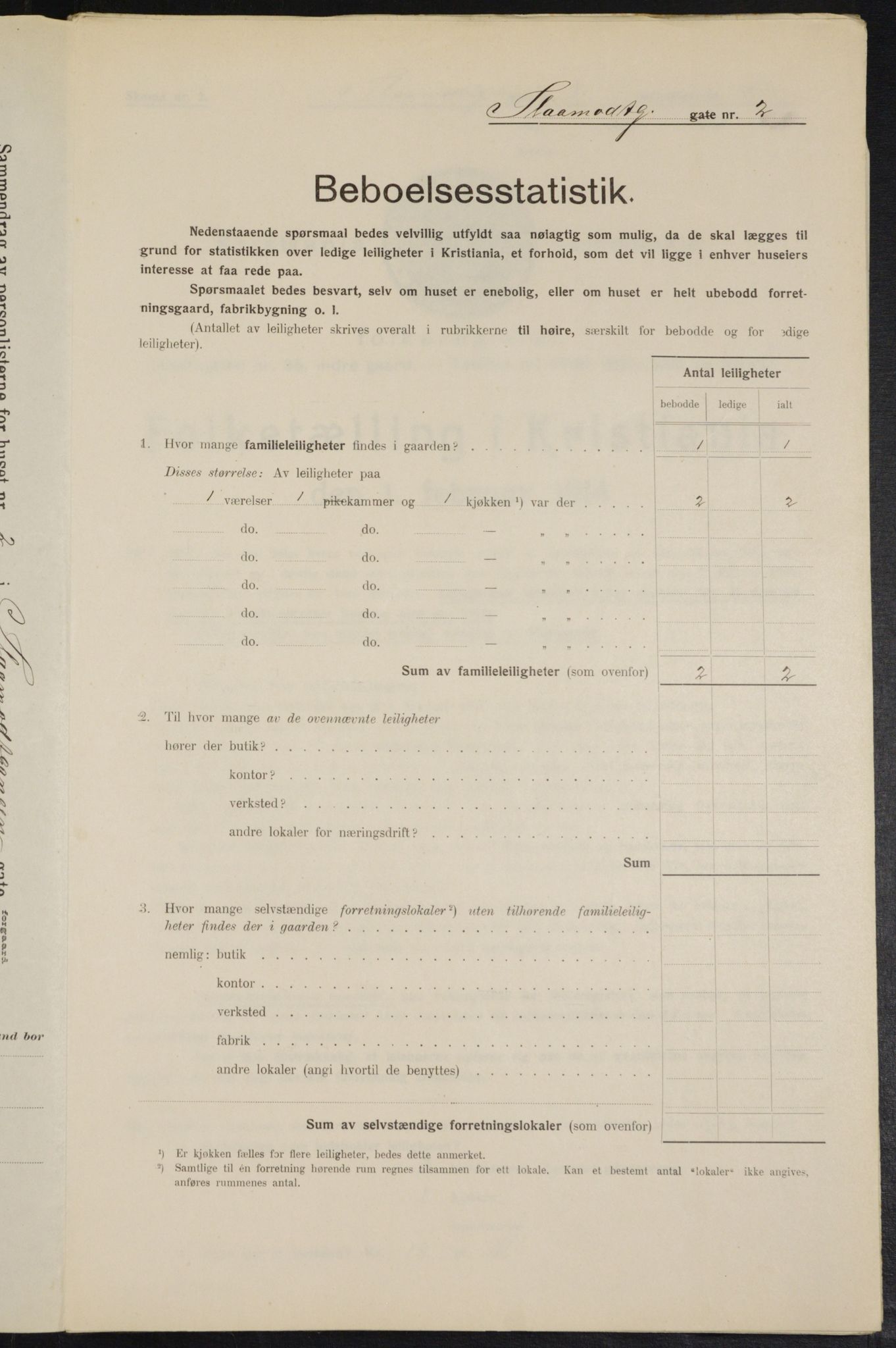 OBA, Kommunal folketelling 1.2.1914 for Kristiania, 1914, s. 96776