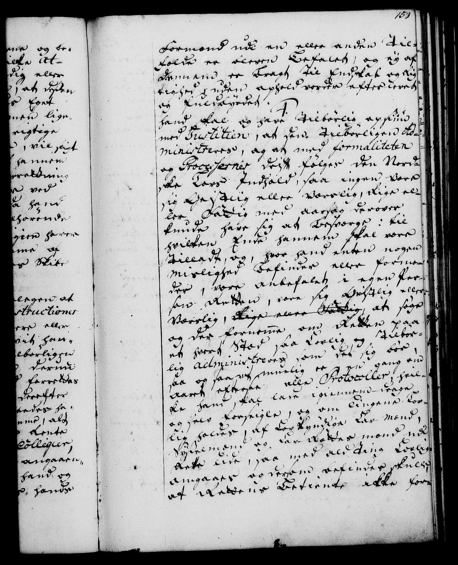 Rentekammeret, Kammerkanselliet, RA/EA-3111/G/Gg/Ggi/L0003: Norsk instruksjonsprotokoll med register (merket RK 53.36), 1751-1775, s. 153