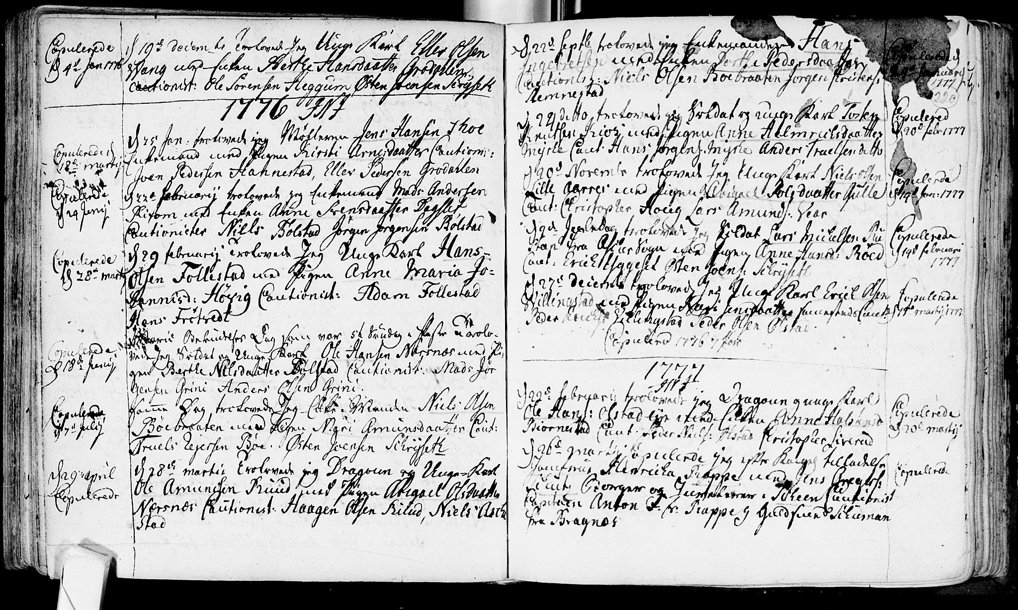 Røyken kirkebøker, AV/SAKO-A-241/F/Fa/L0002: Ministerialbok nr. 2, 1731-1782, s. 220