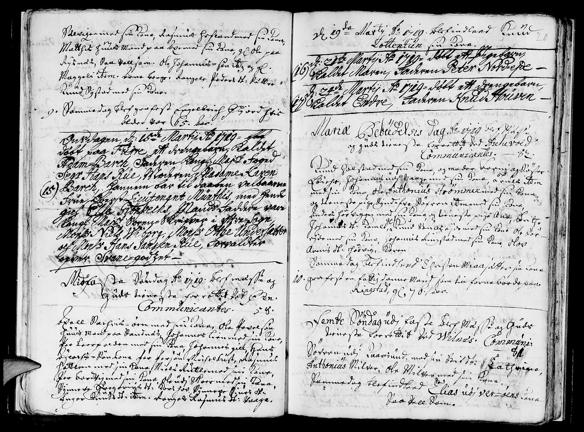Askvoll sokneprestembete, AV/SAB-A-79501/H/Haa/Haaa/L0004: Ministerialbok nr. A 4, 1718-1722, s. 20