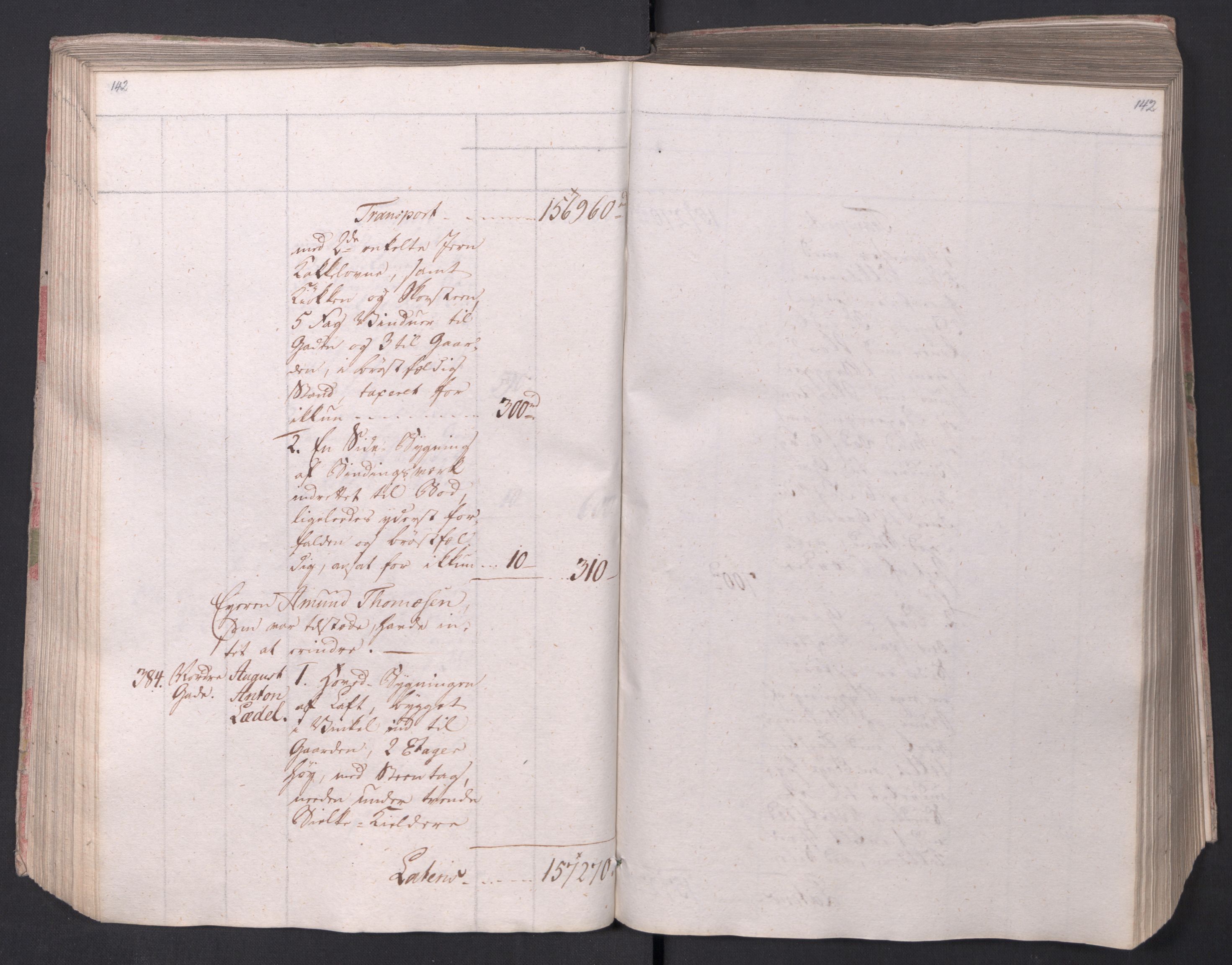 Kristiania stiftamt, AV/SAO-A-10386/I/Ia/L0015: Branntakster, 1797, s. 142
