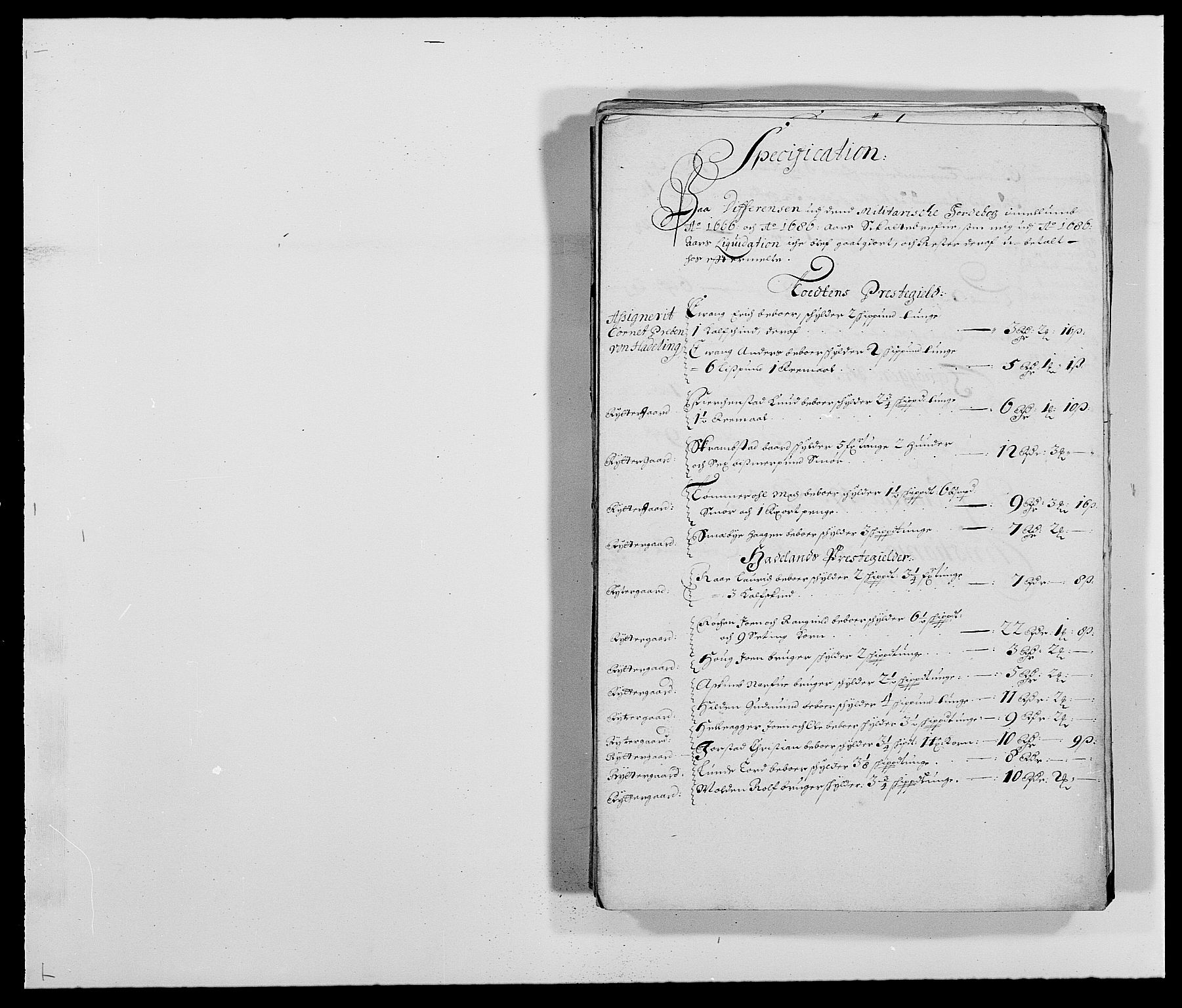 Rentekammeret inntil 1814, Reviderte regnskaper, Fogderegnskap, AV/RA-EA-4092/R18/L1286: Fogderegnskap Hadeland, Toten og Valdres, 1687, s. 248