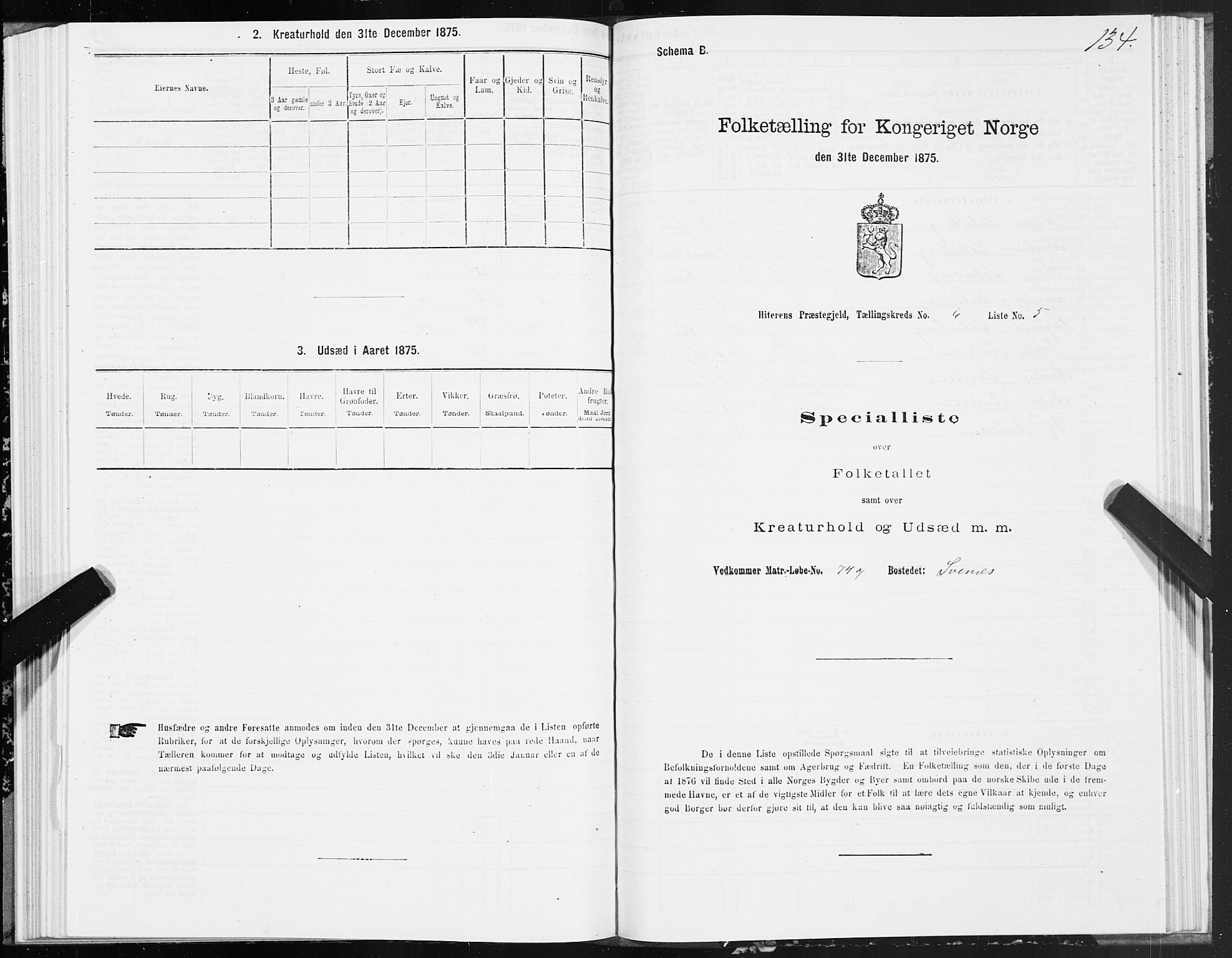 SAT, Folketelling 1875 for 1617P Hitra prestegjeld, 1875, s. 3134