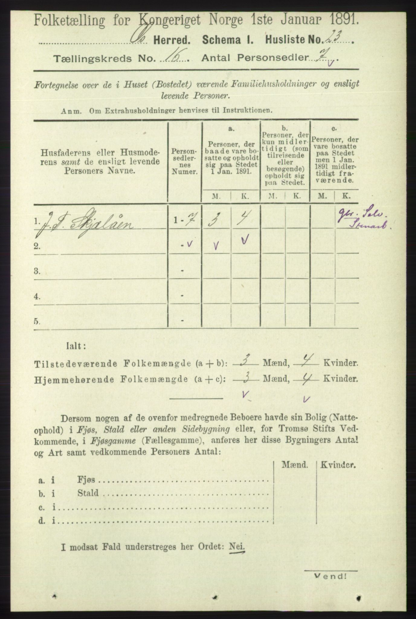 RA, Folketelling 1891 for 1243 Os herred, 1891, s. 3490