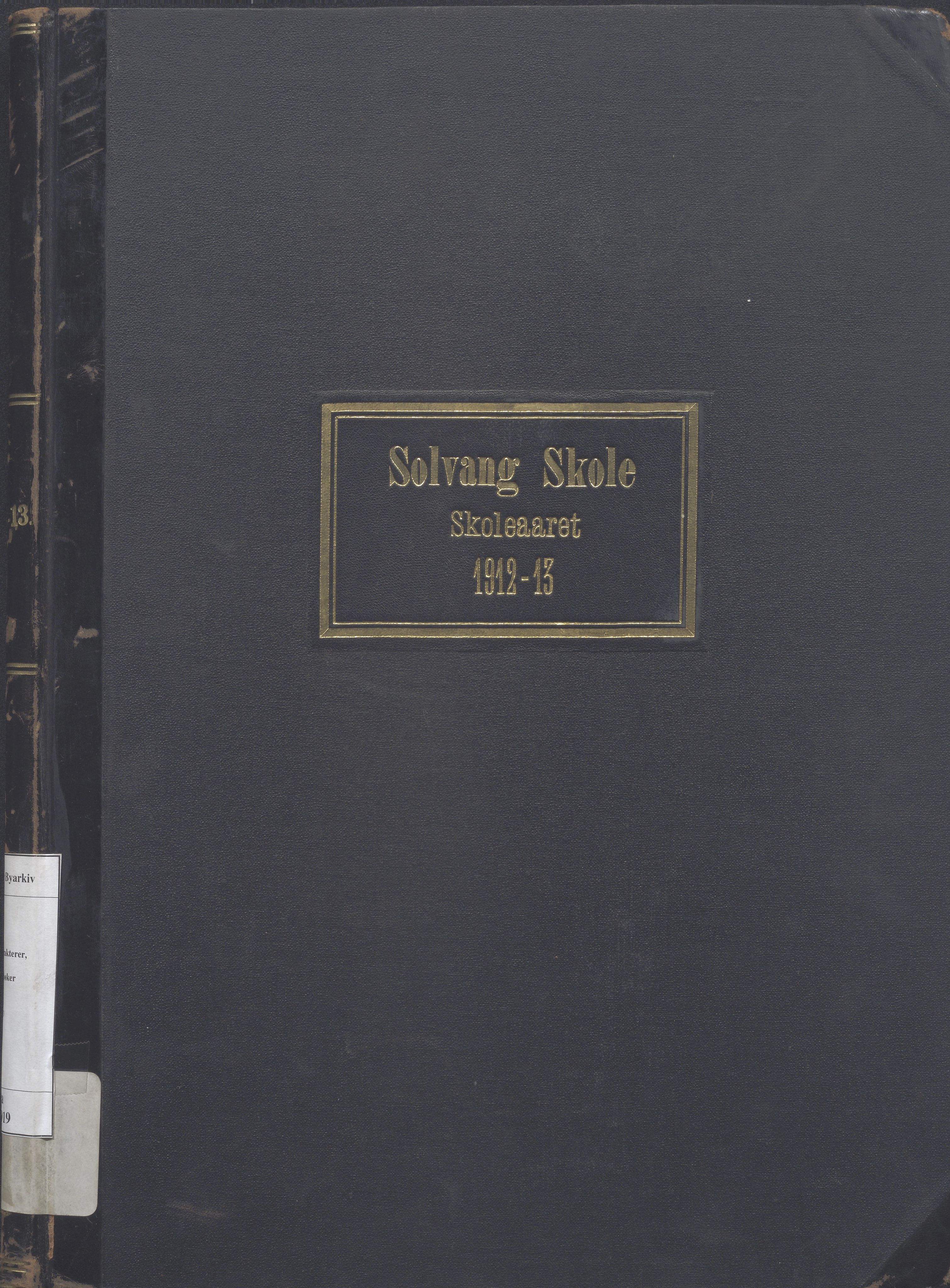 Stavanger kommune. Solvang skole, BYST/A-0076/G/Ga/L0019: Dagbok , 1912-1913