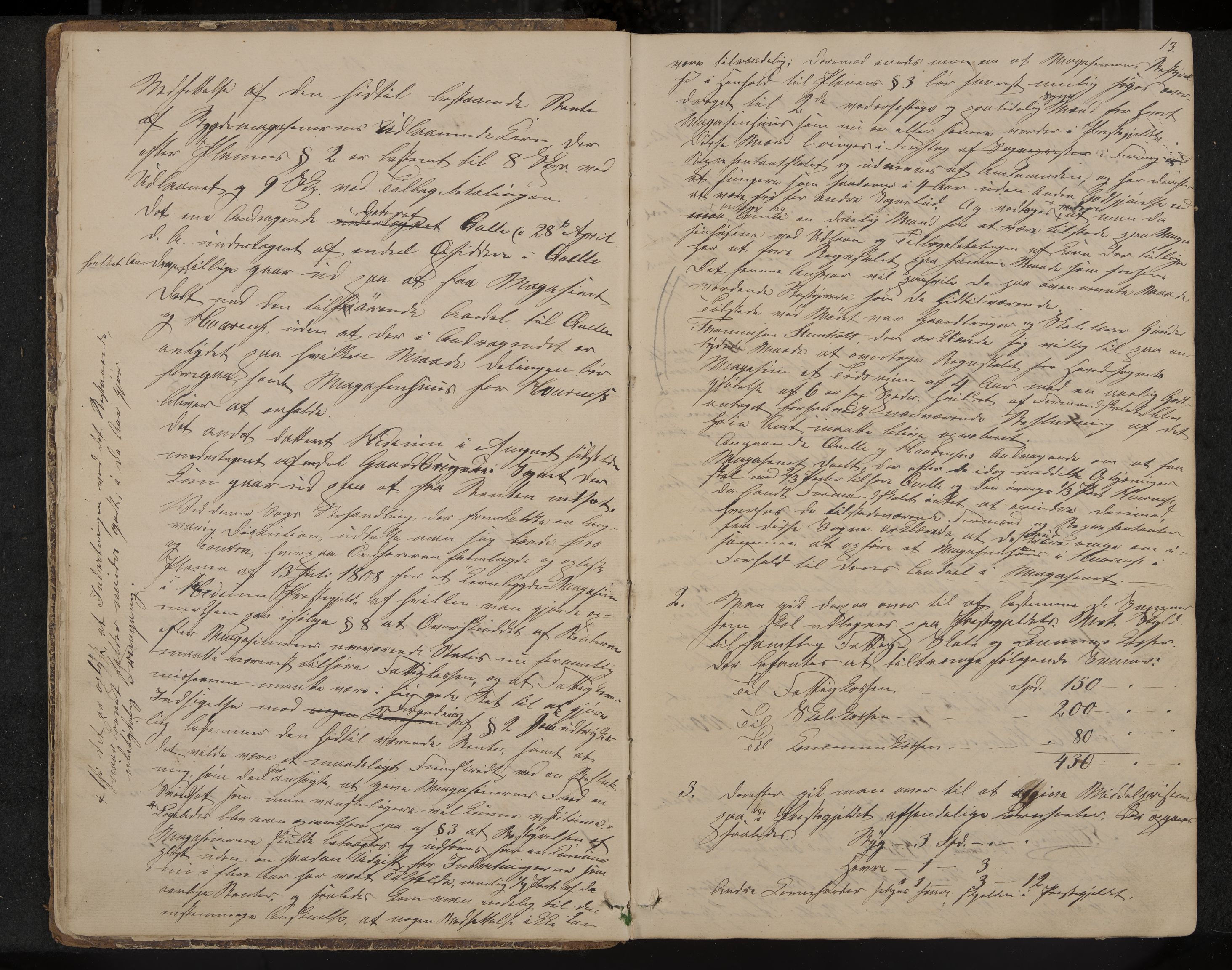 Hedrum formannskap og sentraladministrasjon, IKAK/0727021/A/Aa/L0002: Møtebok, 1853-1867, s. 13