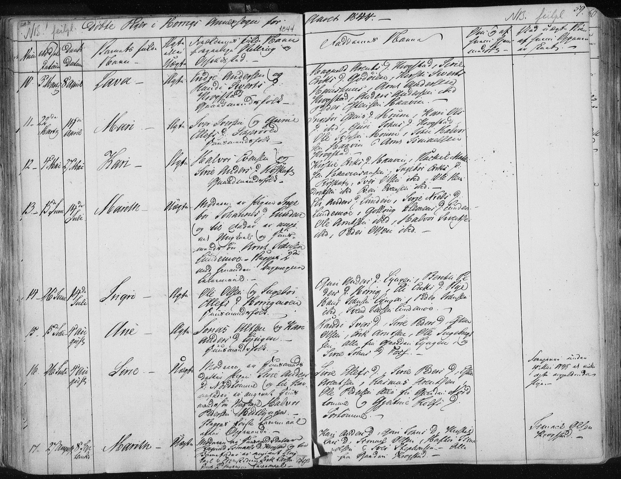 Ministerialprotokoller, klokkerbøker og fødselsregistre - Sør-Trøndelag, SAT/A-1456/687/L0998: Ministerialbok nr. 687A05 /2, 1843-1849, s. 59