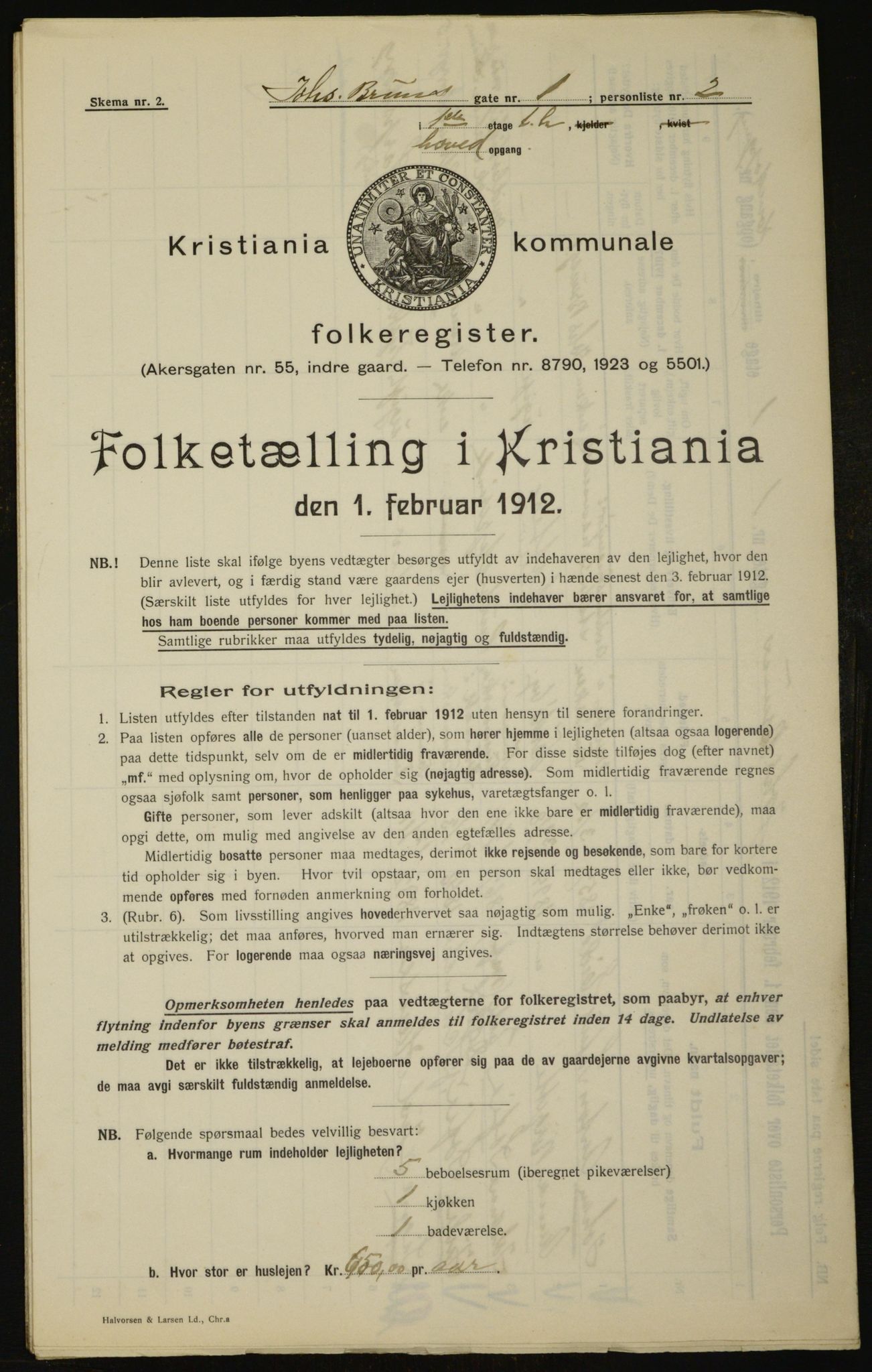 OBA, Kommunal folketelling 1.2.1912 for Kristiania, 1912, s. 47328