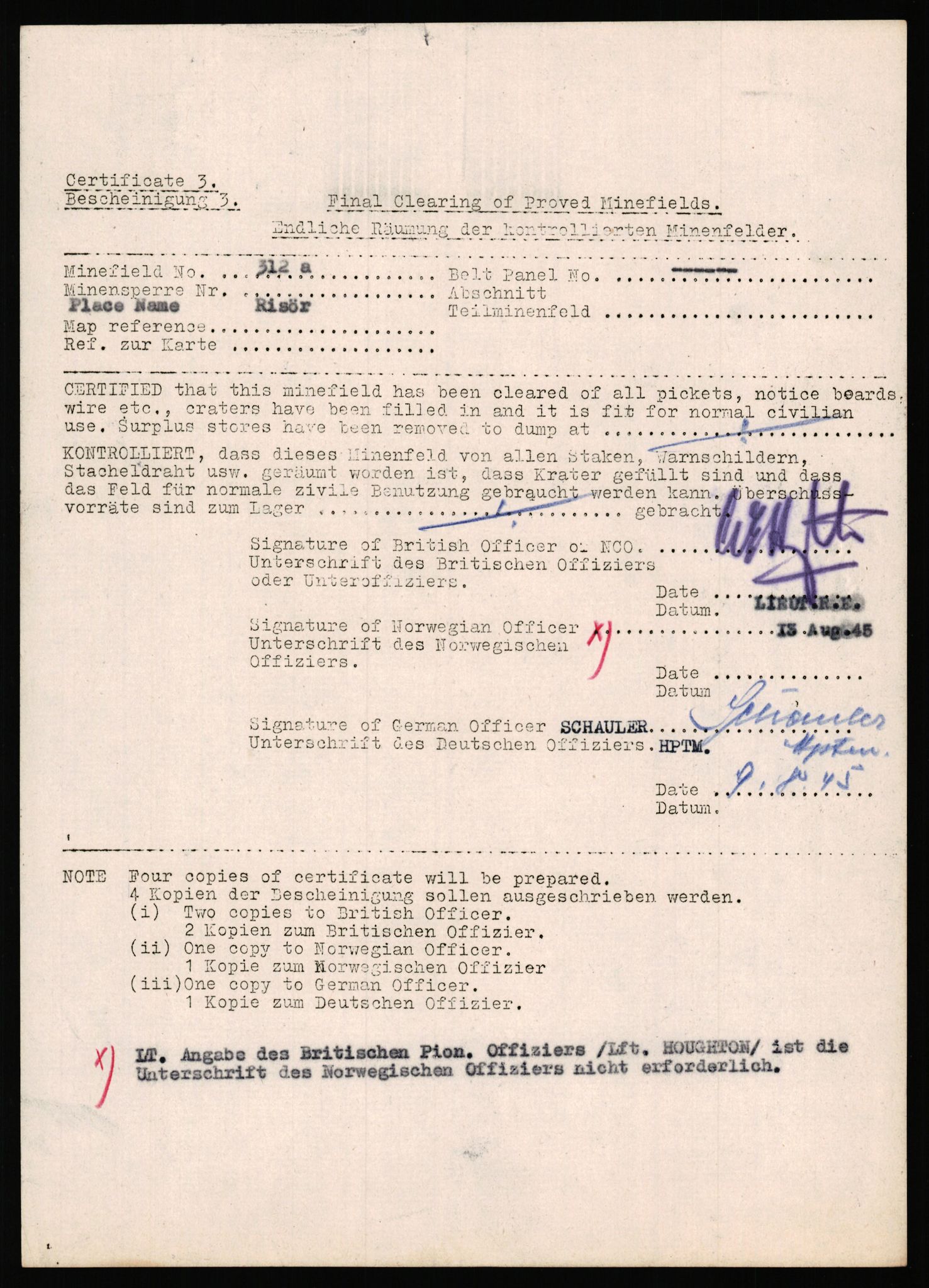 Deutscher Oberbefehlshaber Norwegen (DOBN), AV/RA-RAFA-2197/D/Dl/L0115: DB Zone Stavanger Abt. Ia, 1945, s. 917