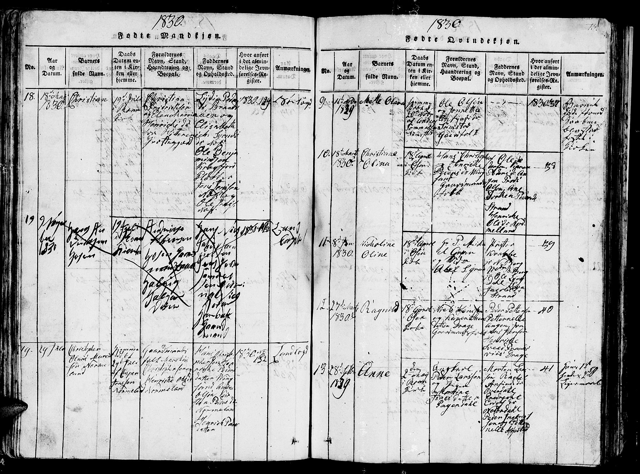 Ministerialprotokoller, klokkerbøker og fødselsregistre - Sør-Trøndelag, SAT/A-1456/657/L0714: Klokkerbok nr. 657C01, 1818-1868, s. 75