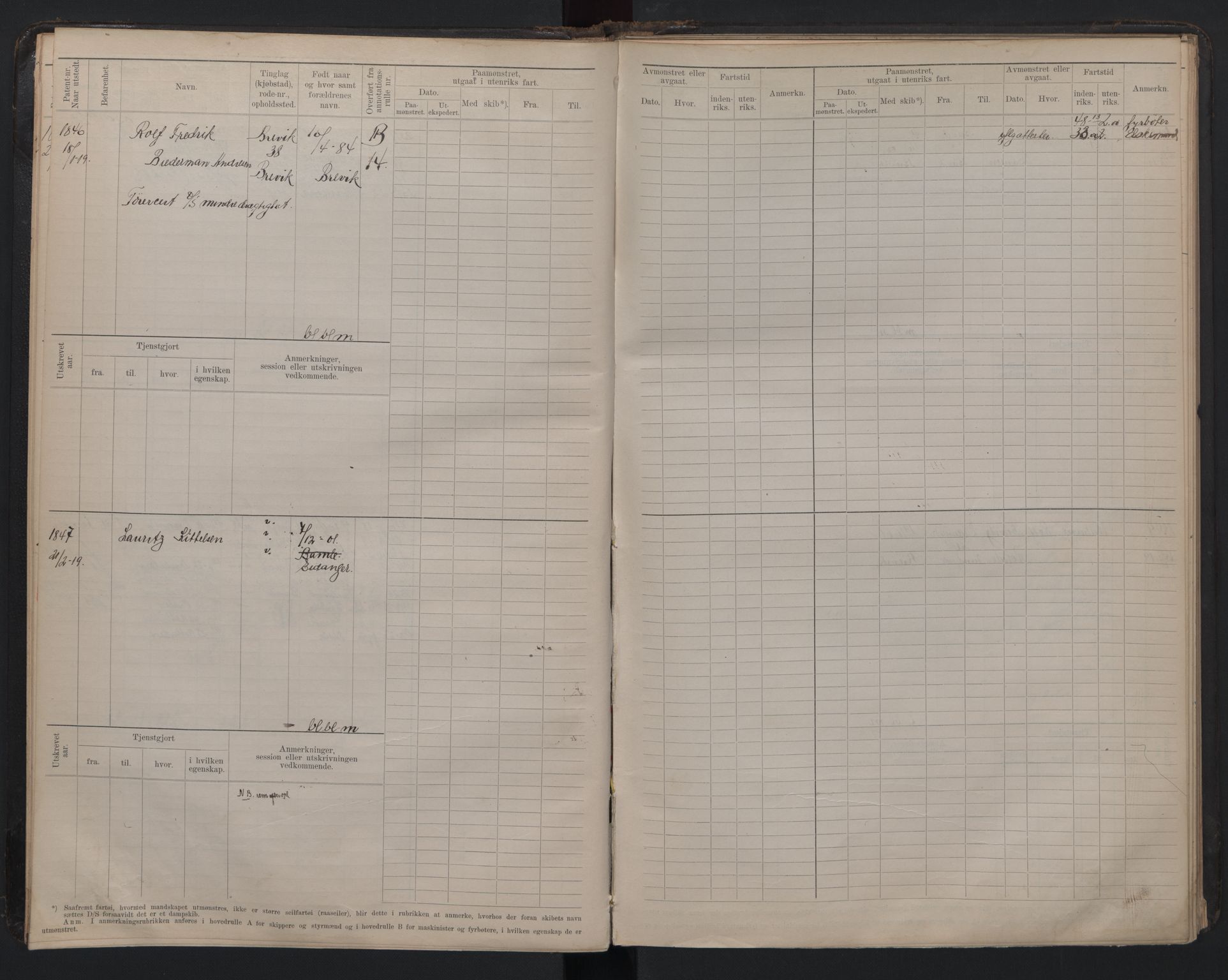 Brevik innrulleringskontor, AV/SAKO-A-833/F/Fb/L0006: Hovedrulle, 1916-1948, s. 14