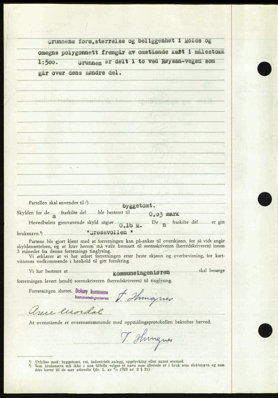 Romsdal sorenskriveri, AV/SAT-A-4149/1/2/2C: Pantebok nr. A24, 1947-1947, Dagboknr: 2499/1947