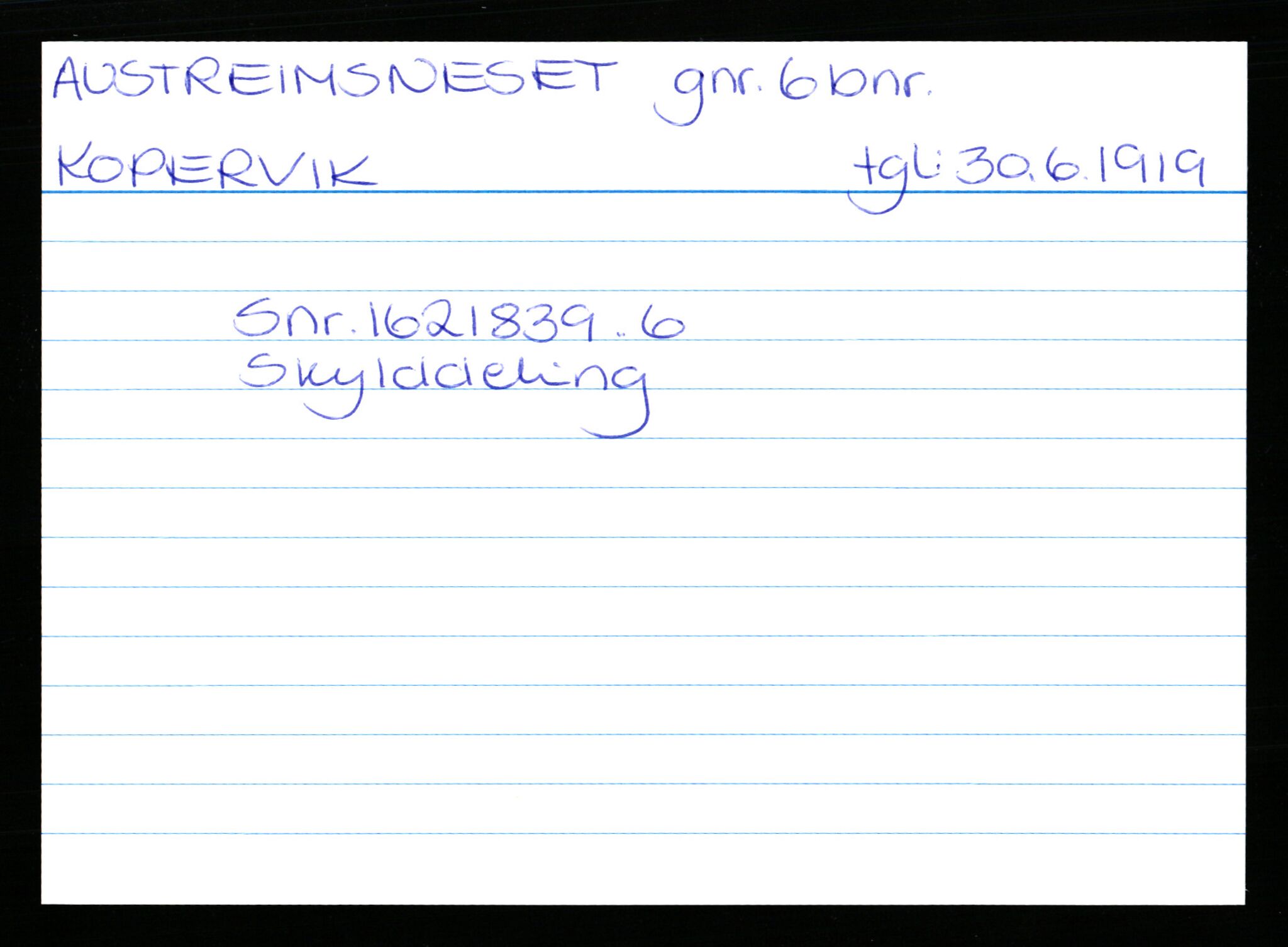 Statsarkivet i Stavanger, AV/SAST-A-101971/03/Y/Yk/L0002: Registerkort sortert etter gårdsnavn: Auglend - Bakkevik, 1750-1930, s. 426