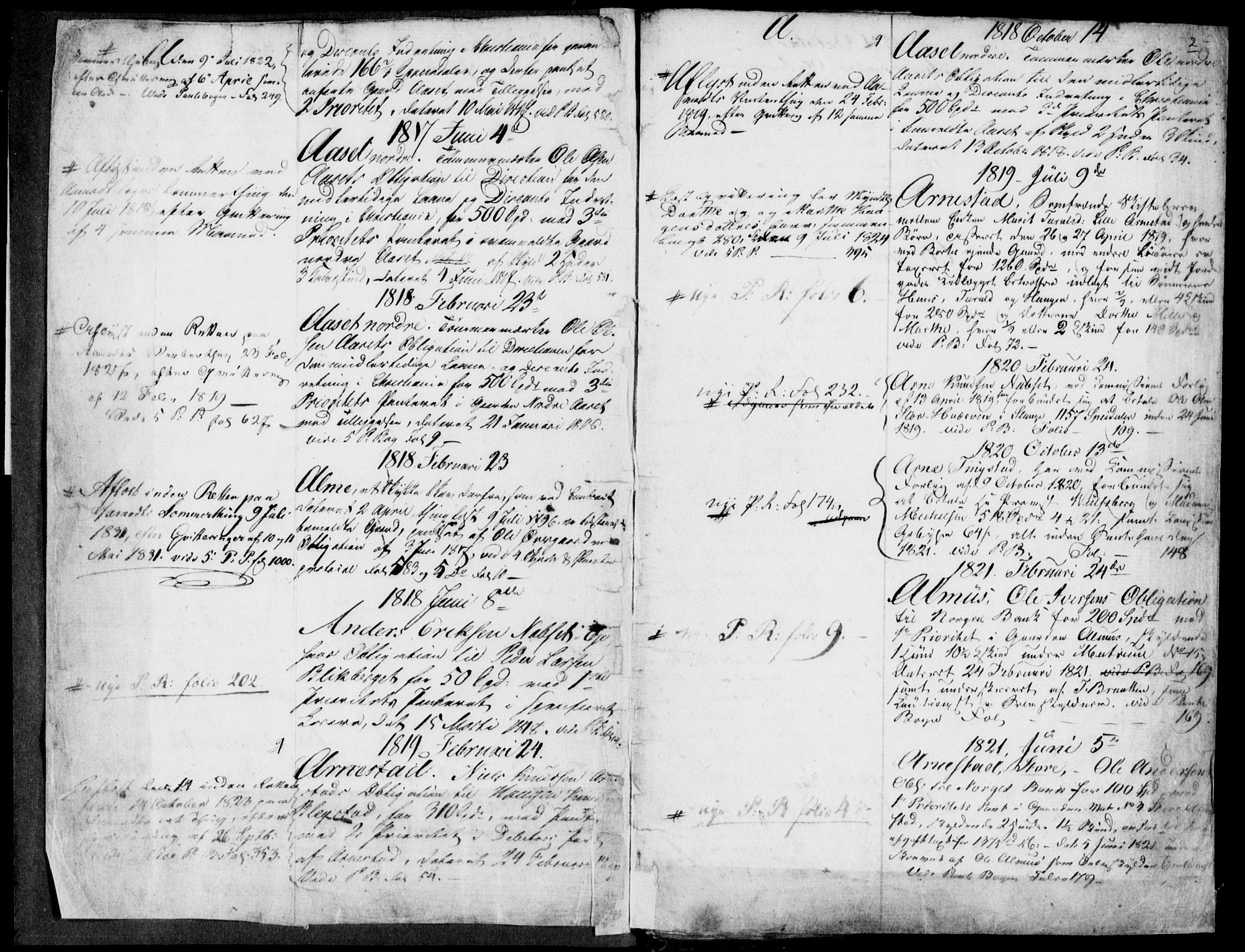 Østerdalen sorenskriveri, SAH/TING-032/H/Ha/Haa/L0008: Panteregister nr. P-8, 1776-1832, s. 2