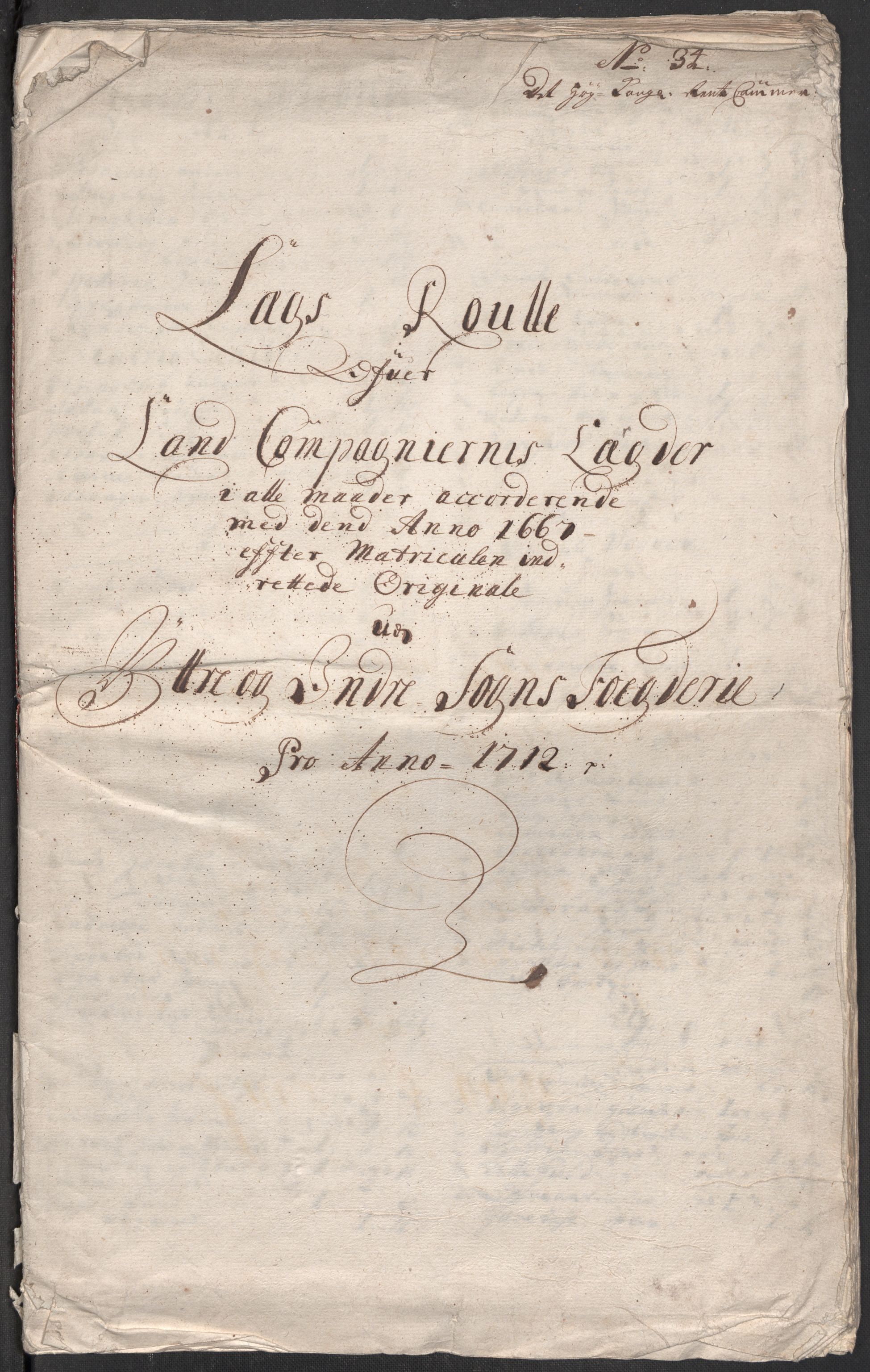 Rentekammeret inntil 1814, Reviderte regnskaper, Fogderegnskap, AV/RA-EA-4092/R52/L3318: Fogderegnskap Sogn, 1712, s. 302