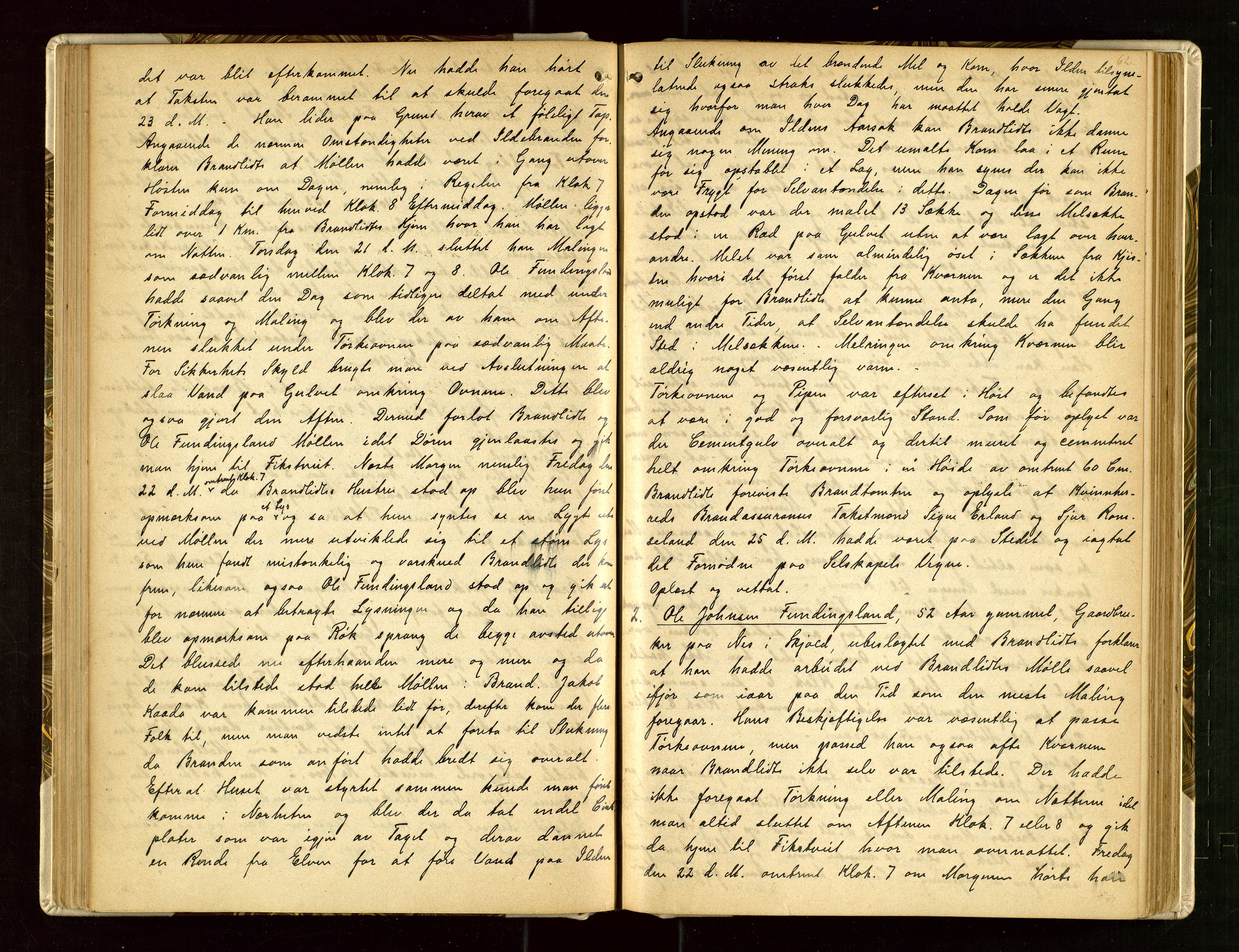 Skjold lensmannskontor, AV/SAST-A-100182/Goa/L0002: "Brandtaksasjons-Protokol for Skjolds Thinglag", 1890-1949, s. 61b-62a