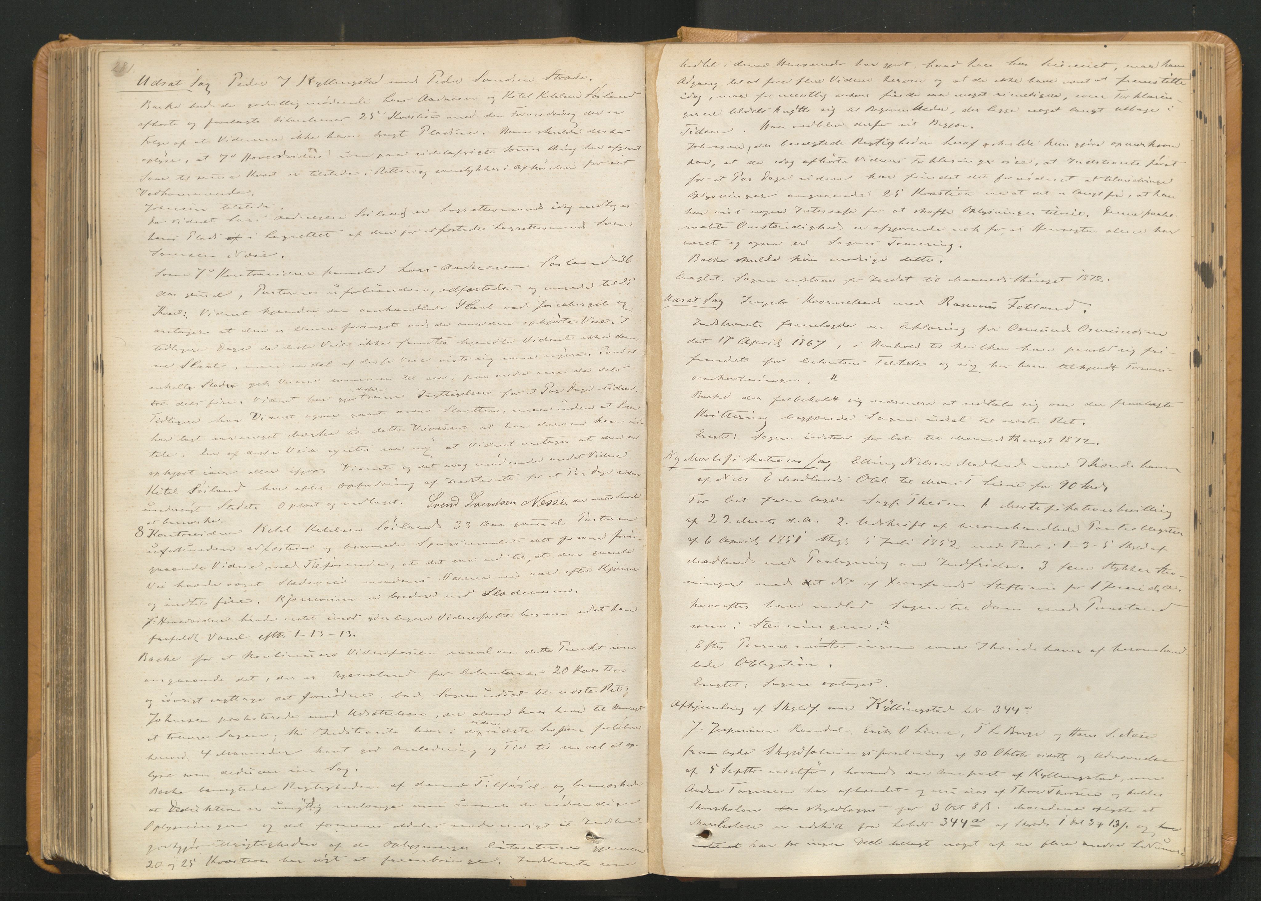 Jæren sorenskriveri, AV/SAST-A-100310/01/3/30/30BA/L0001: TINGBOK 7, 1868-1873, s. 281