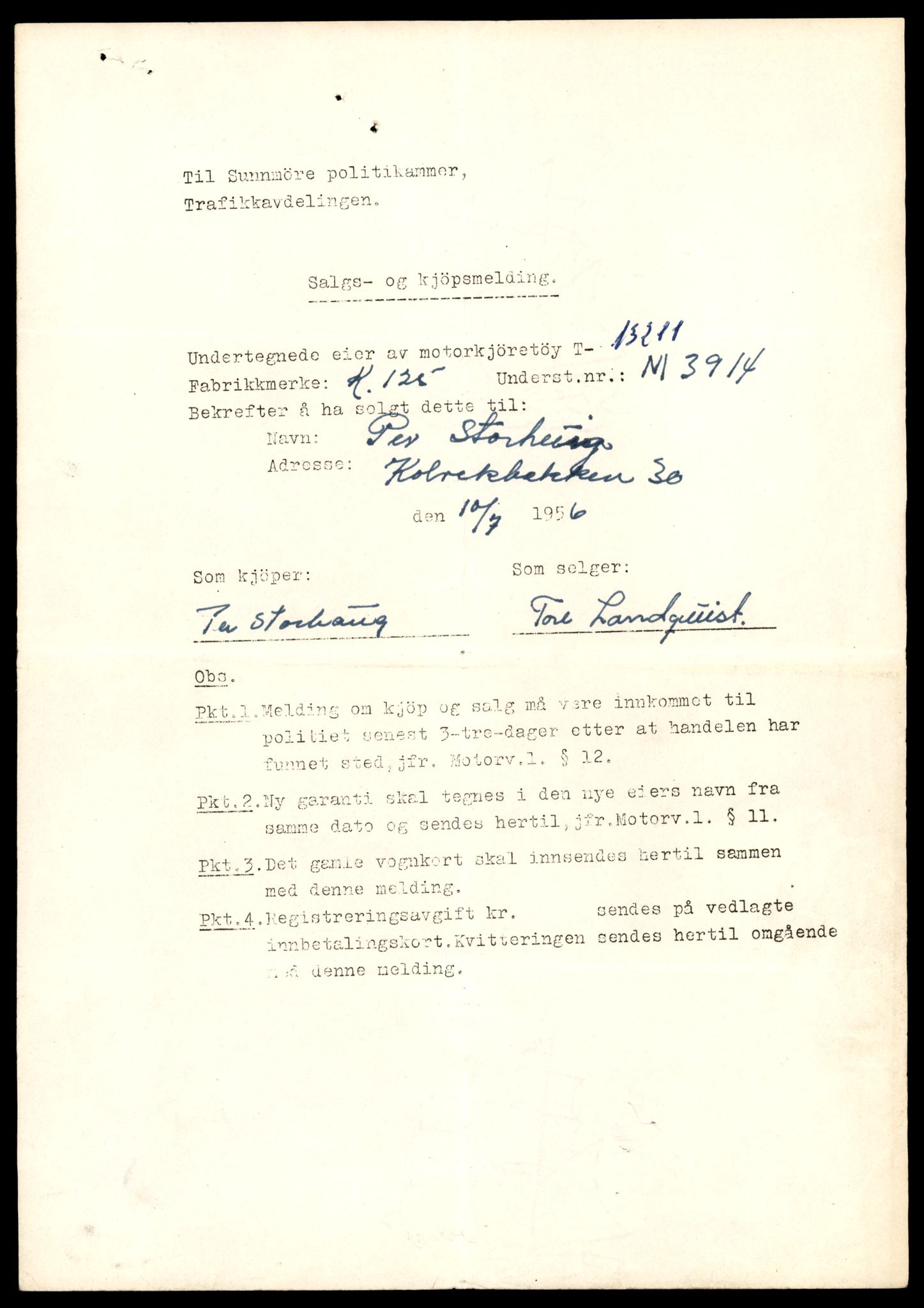 Møre og Romsdal vegkontor - Ålesund trafikkstasjon, AV/SAT-A-4099/F/Fe/L0038: Registreringskort for kjøretøy T 13180 - T 13360, 1927-1998, s. 511