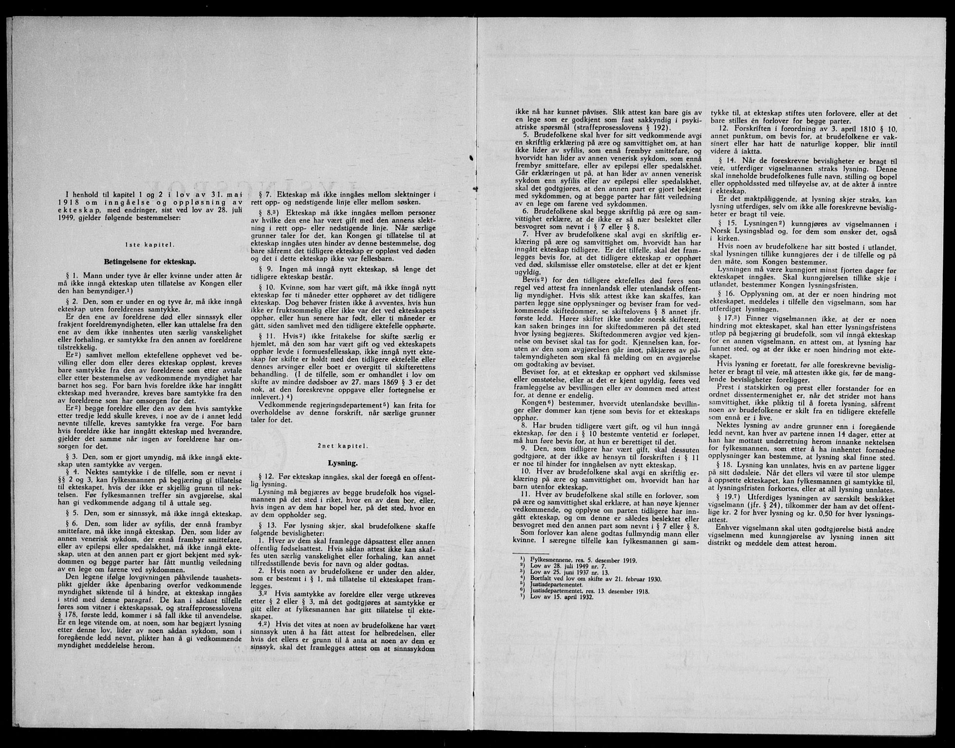 Hol kirkebøker, AV/SAKO-A-227/H/Ha/L0002: Lysningsprotokoll nr. 2, 1965-1969