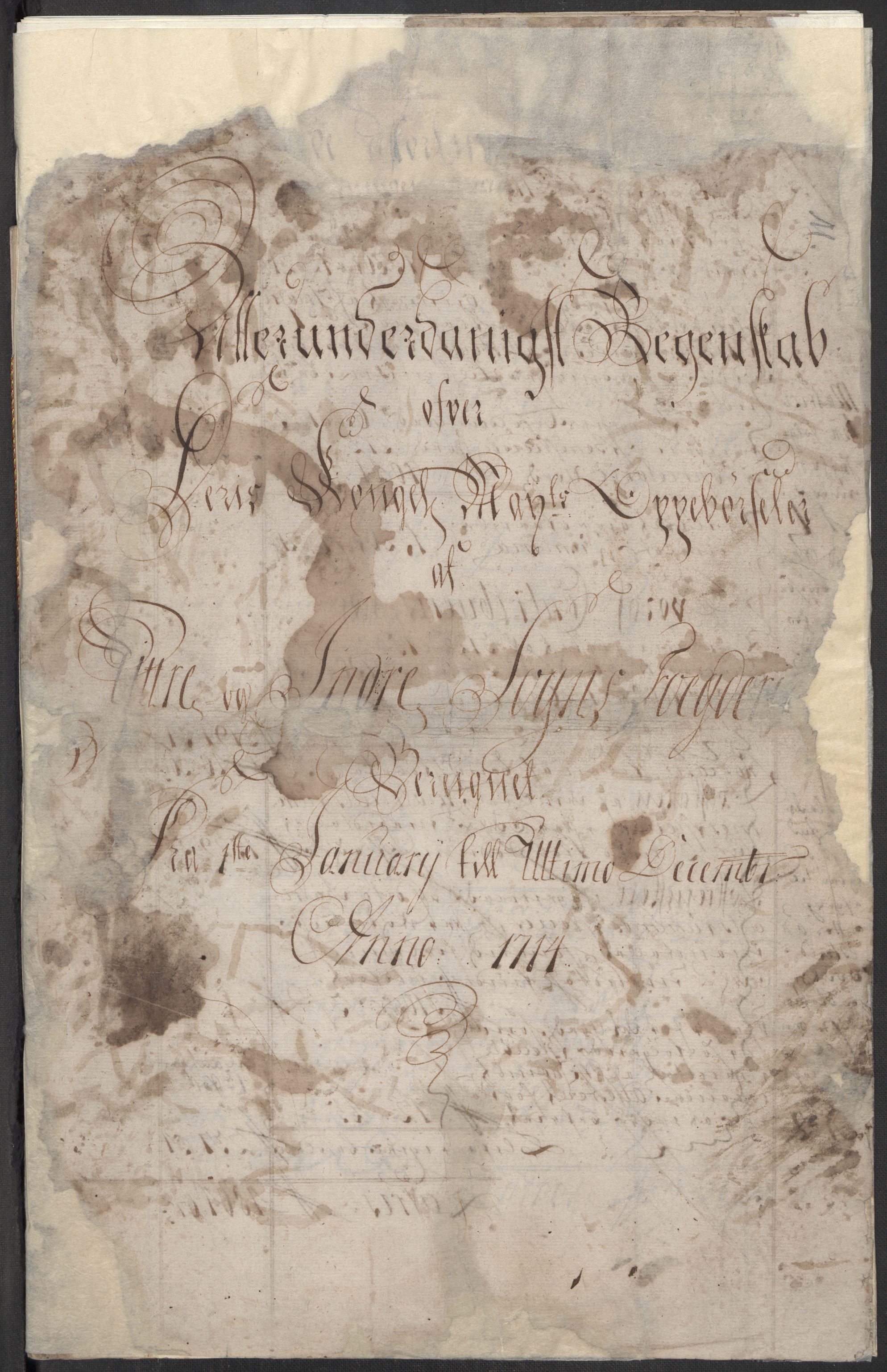 Rentekammeret inntil 1814, Reviderte regnskaper, Fogderegnskap, AV/RA-EA-4092/R52/L3319: Fogderegnskap Sogn, 1713-1714, s. 574