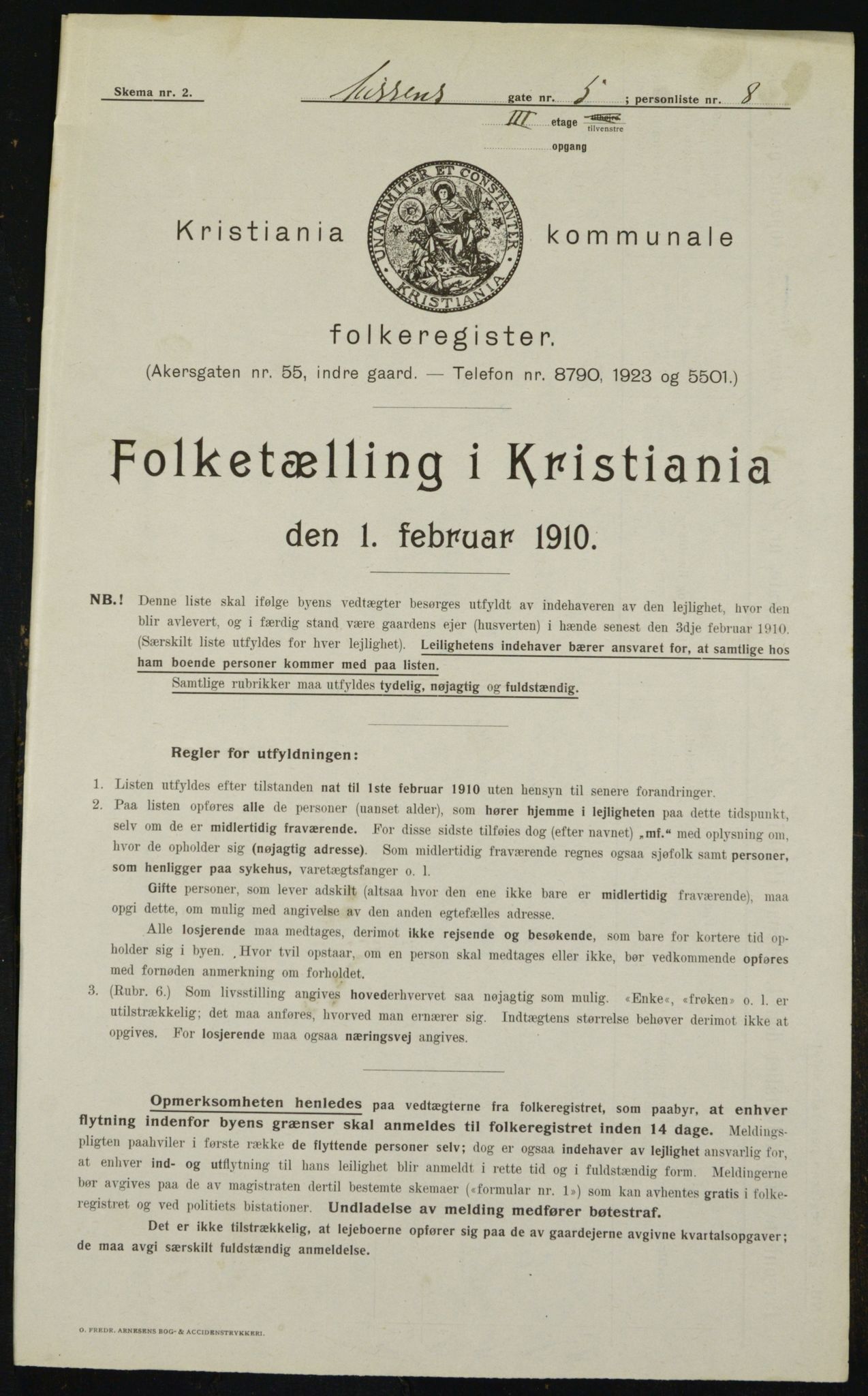 OBA, Kommunal folketelling 1.2.1910 for Kristiania, 1910, s. 68755