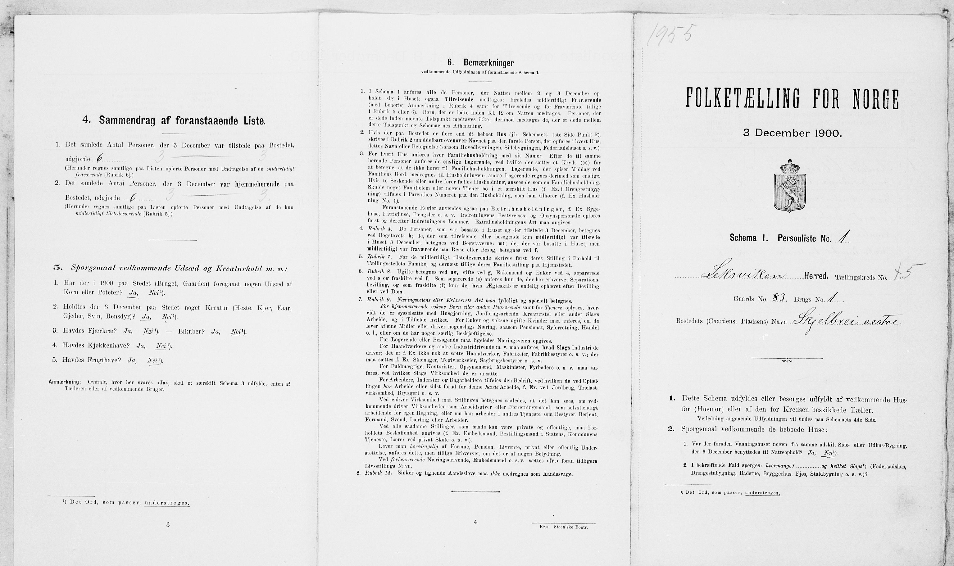 SAT, Folketelling 1900 for 1718 Leksvik herred, 1900, s. 654