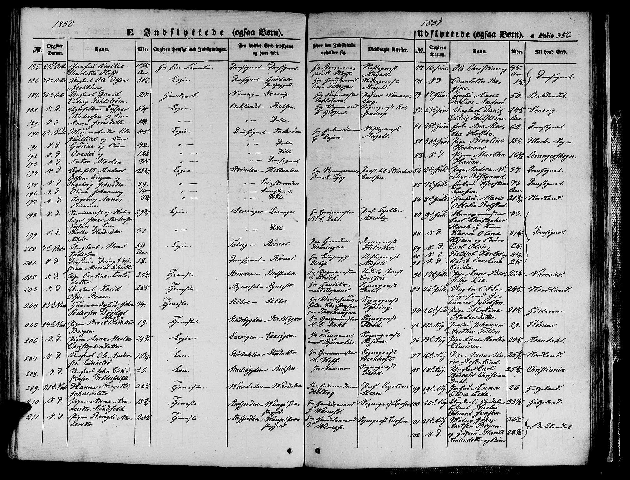 Ministerialprotokoller, klokkerbøker og fødselsregistre - Sør-Trøndelag, SAT/A-1456/602/L0137: Klokkerbok nr. 602C05, 1846-1856, s. 356