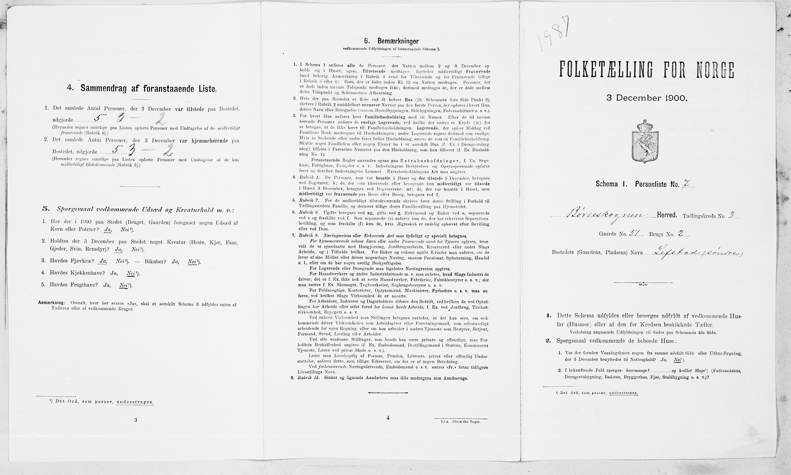 SAT, Folketelling 1900 for 1657 Børseskogn herred, 1900, s. 383