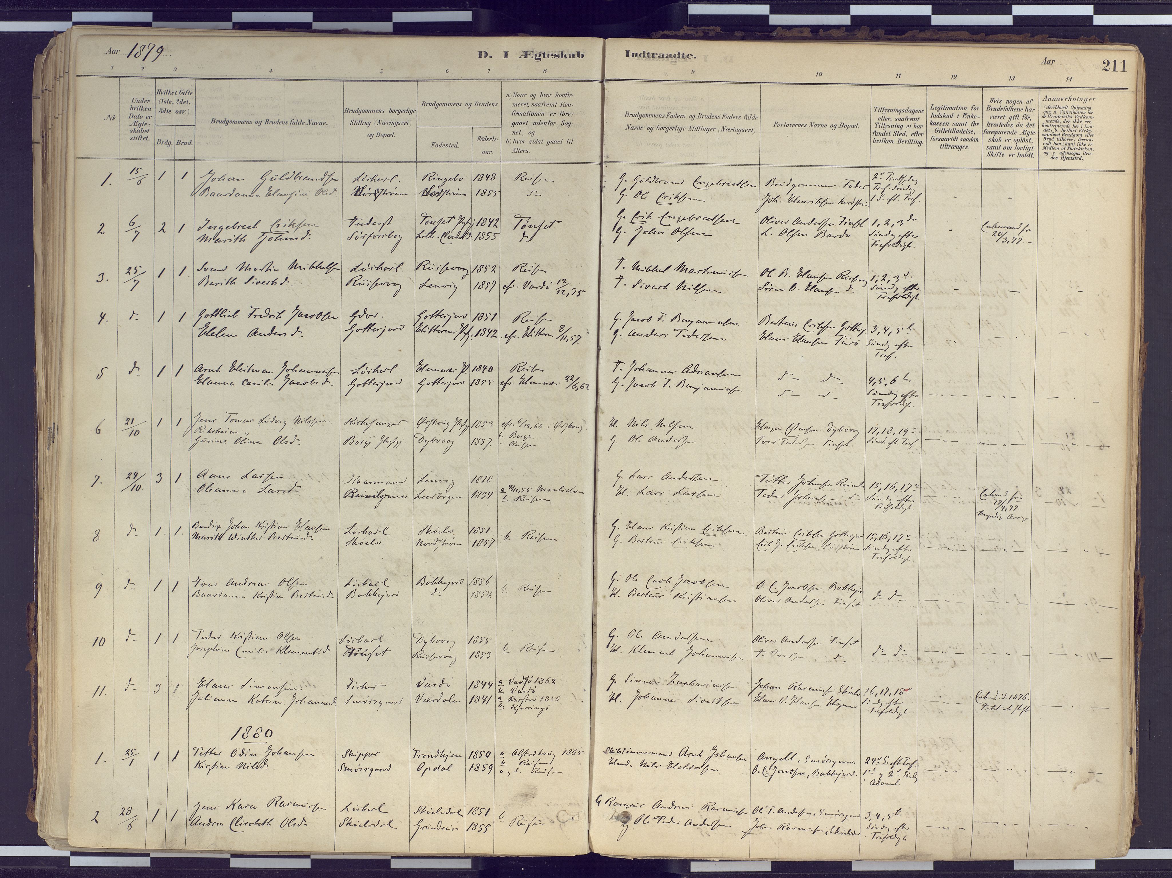 Tranøy sokneprestkontor, AV/SATØ-S-1313/I/Ia/Iaa/L0010kirke: Ministerialbok nr. 10, 1878-1904, s. 211