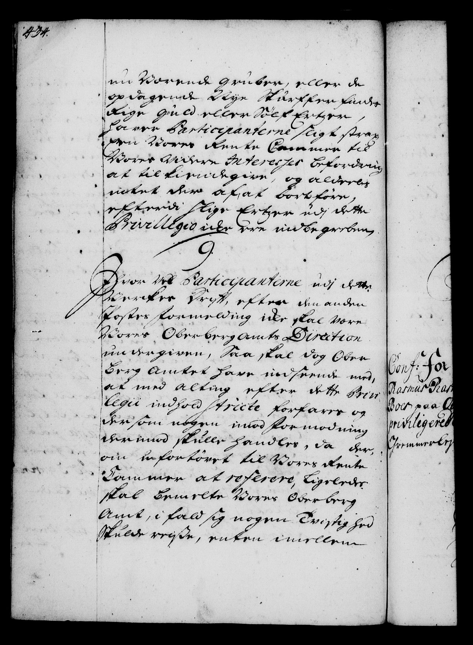 Rentekammeret, Kammerkanselliet, RA/EA-3111/G/Gg/Gga/L0003: Norsk ekspedisjonsprotokoll med register (merket RK 53.3), 1727-1734, s. 434