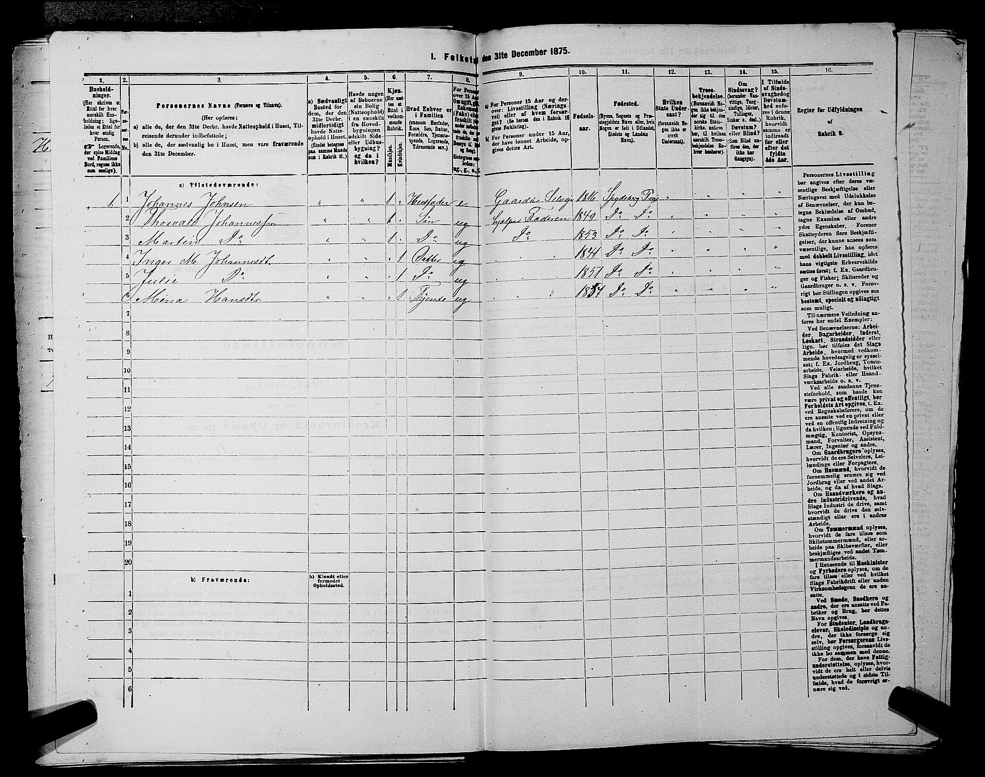 RA, Folketelling 1875 for 0123P Spydeberg prestegjeld, 1875, s. 863