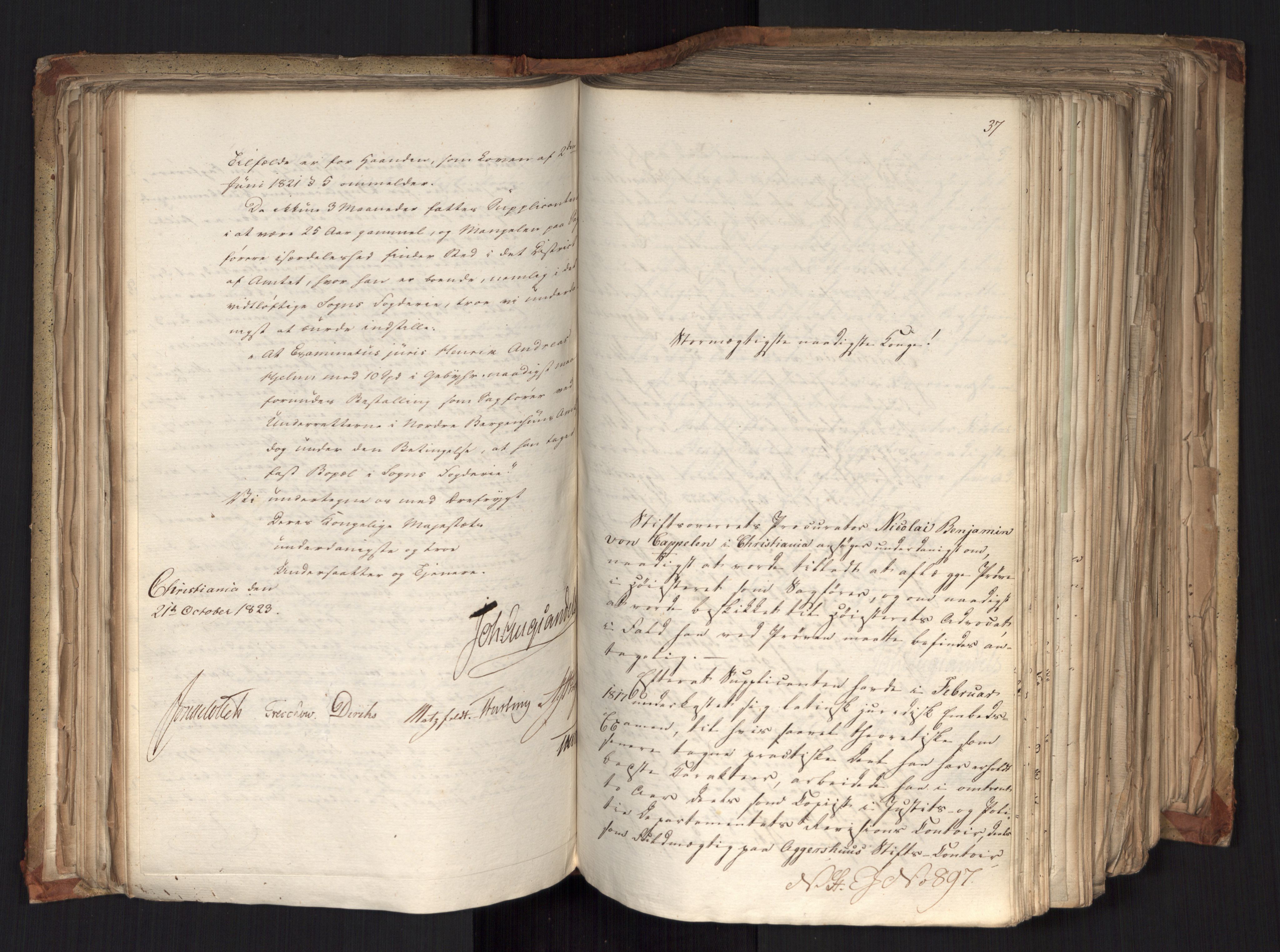 Statsrådsavdelingen i Stockholm, AV/RA-S-1003/D/Da/L0036: Regjeringsinnstillinger nr. 841-1114, 1823, s. 161