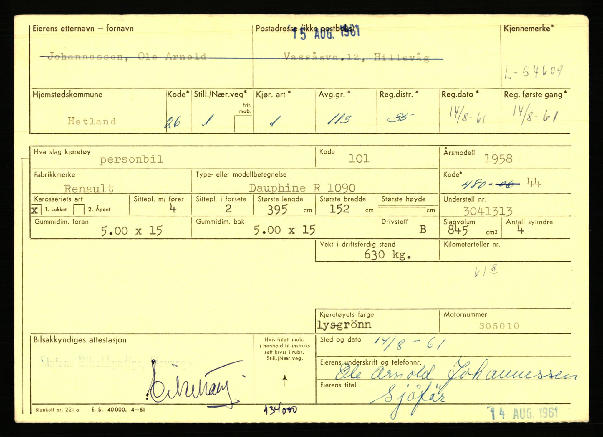 Stavanger trafikkstasjon, AV/SAST-A-101942/0/F/L0054: L-54200 - L-55699, 1930-1971, s. 885