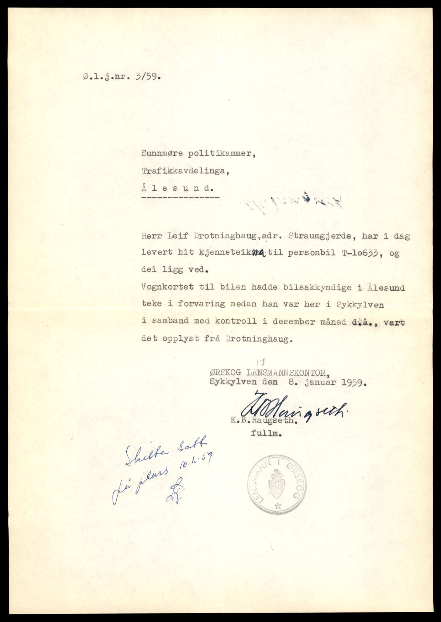 Møre og Romsdal vegkontor - Ålesund trafikkstasjon, AV/SAT-A-4099/F/Fe/L0022: Registreringskort for kjøretøy T 10584 - T 10694, 1927-1998, s. 1515