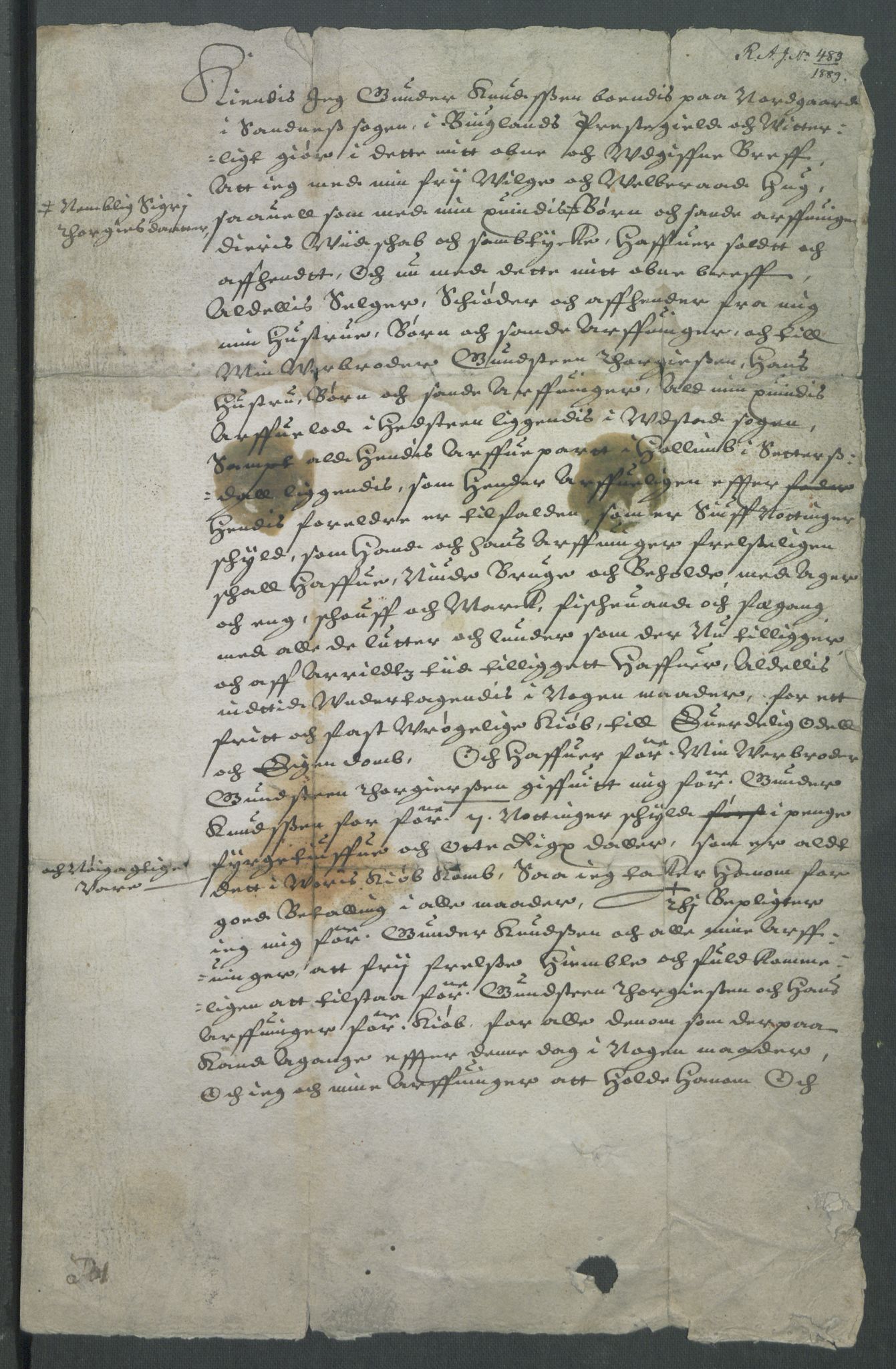 Riksarkivets diplomsamling, AV/RA-EA-5965/F02/L0140: Dokumenter, 1631, s. 4