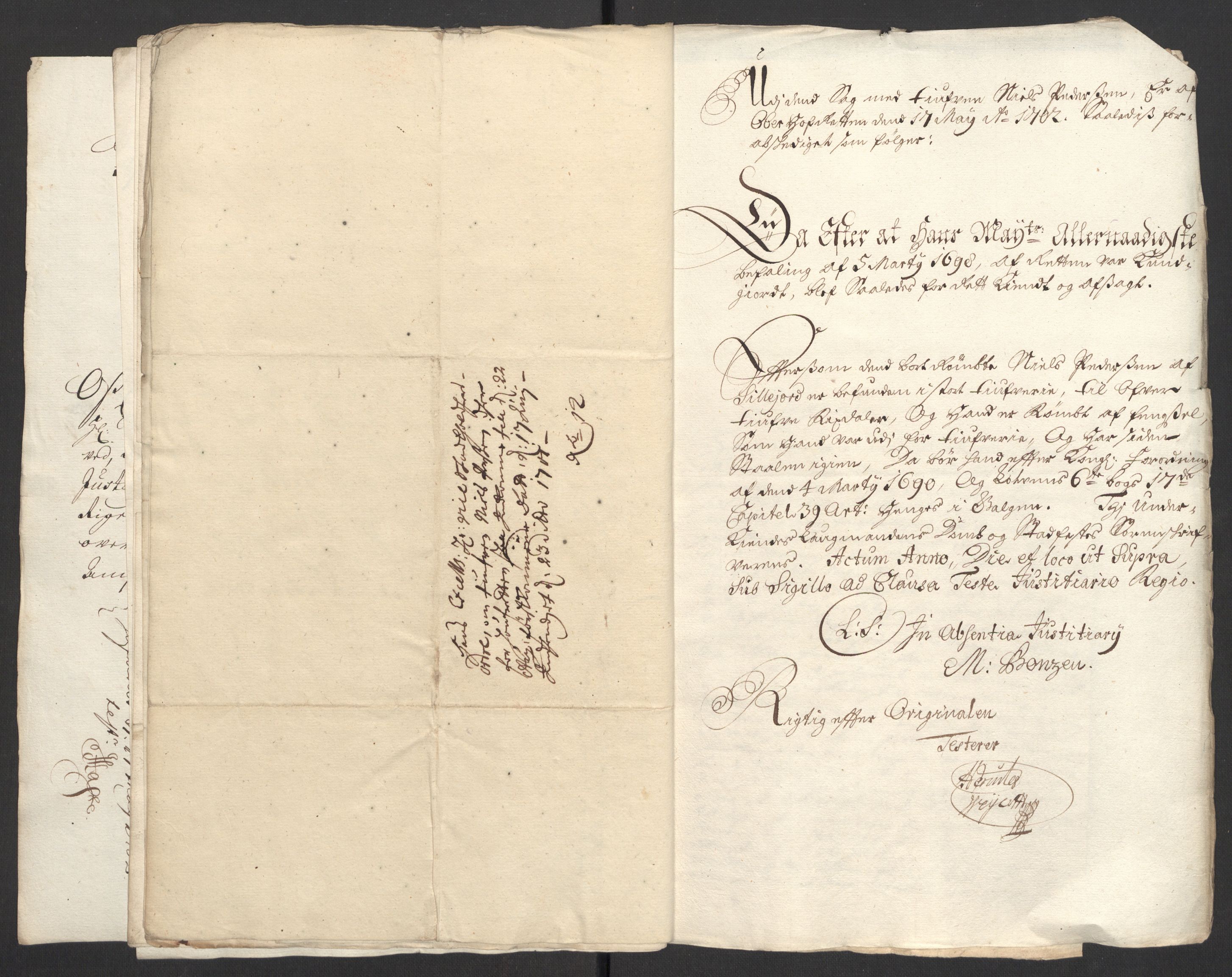 Rentekammeret inntil 1814, Reviderte regnskaper, Fogderegnskap, AV/RA-EA-4092/R36/L2107: Fogderegnskap Øvre og Nedre Telemark og Bamble, 1702, s. 344