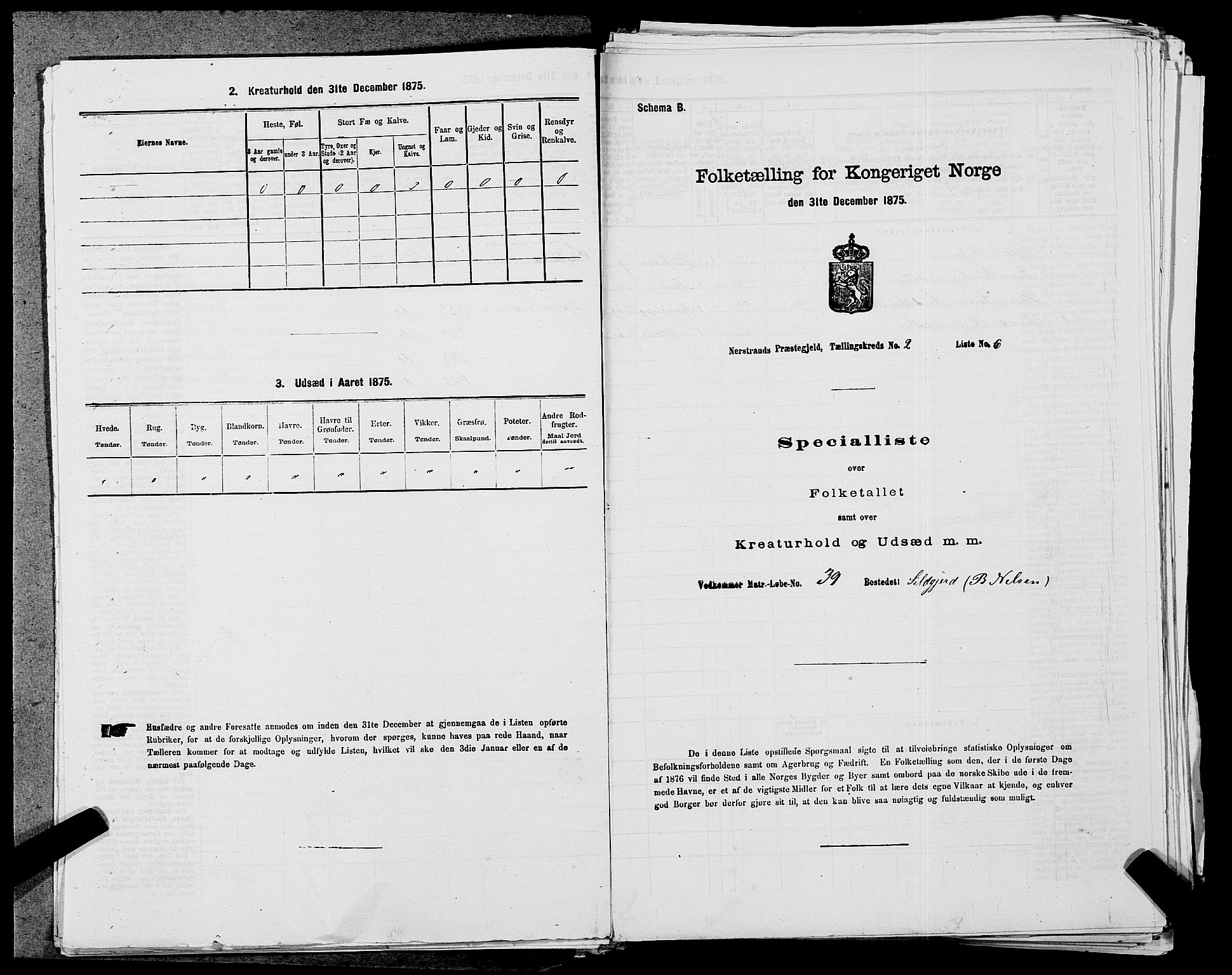 SAST, Folketelling 1875 for 1139P Nedstrand prestegjeld, 1875, s. 559