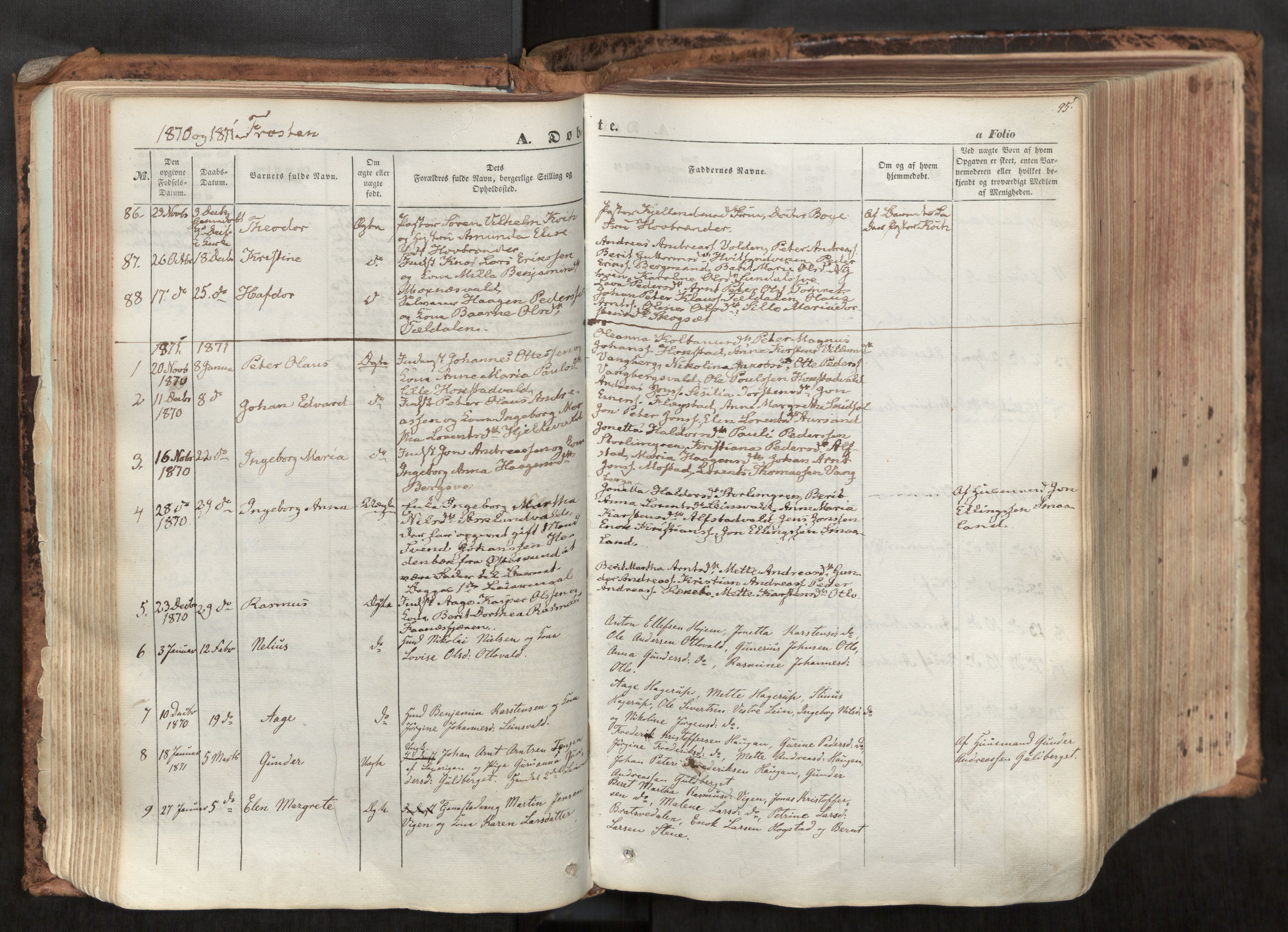 Ministerialprotokoller, klokkerbøker og fødselsregistre - Nord-Trøndelag, AV/SAT-A-1458/713/L0116: Ministerialbok nr. 713A07, 1850-1877, s. 95