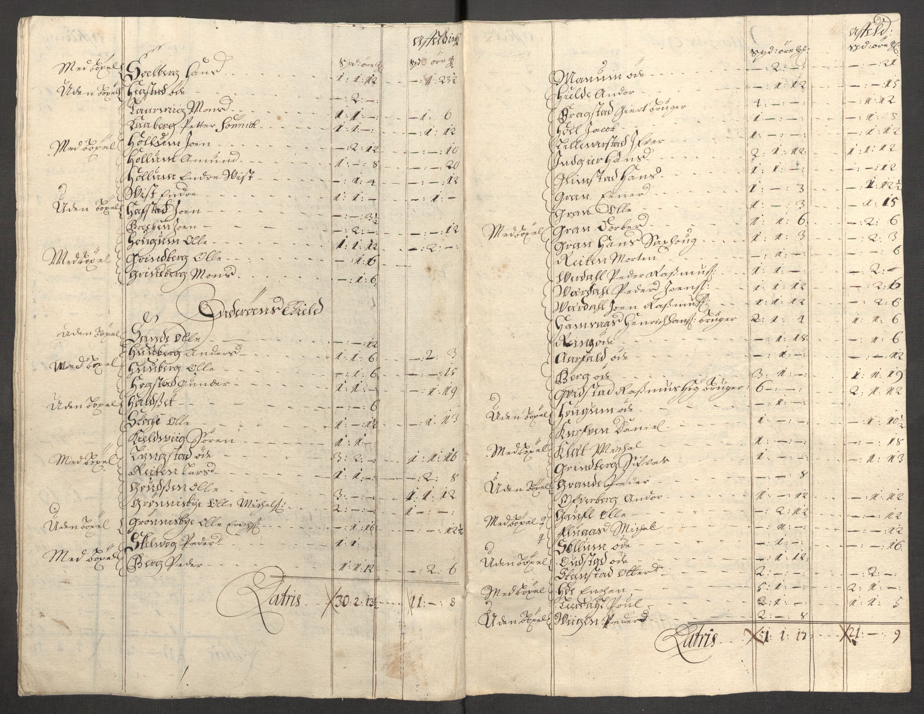 Rentekammeret inntil 1814, Reviderte regnskaper, Fogderegnskap, AV/RA-EA-4092/R63/L4315: Fogderegnskap Inderøy, 1706-1707, s. 414
