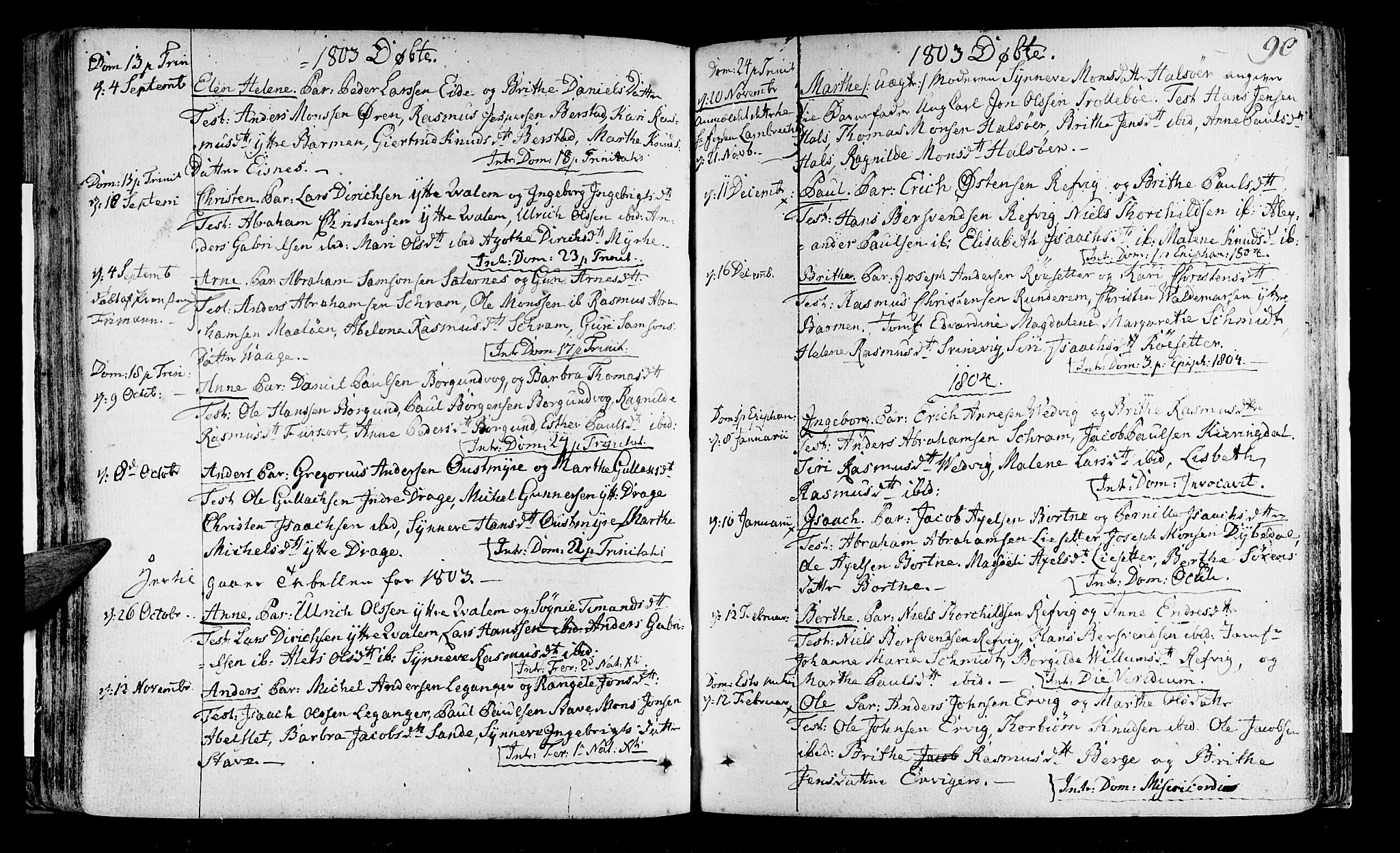 Selje sokneprestembete, AV/SAB-A-99938/H/Ha/Haa/Haaa: Ministerialbok nr. A 6, 1782-1806, s. 90