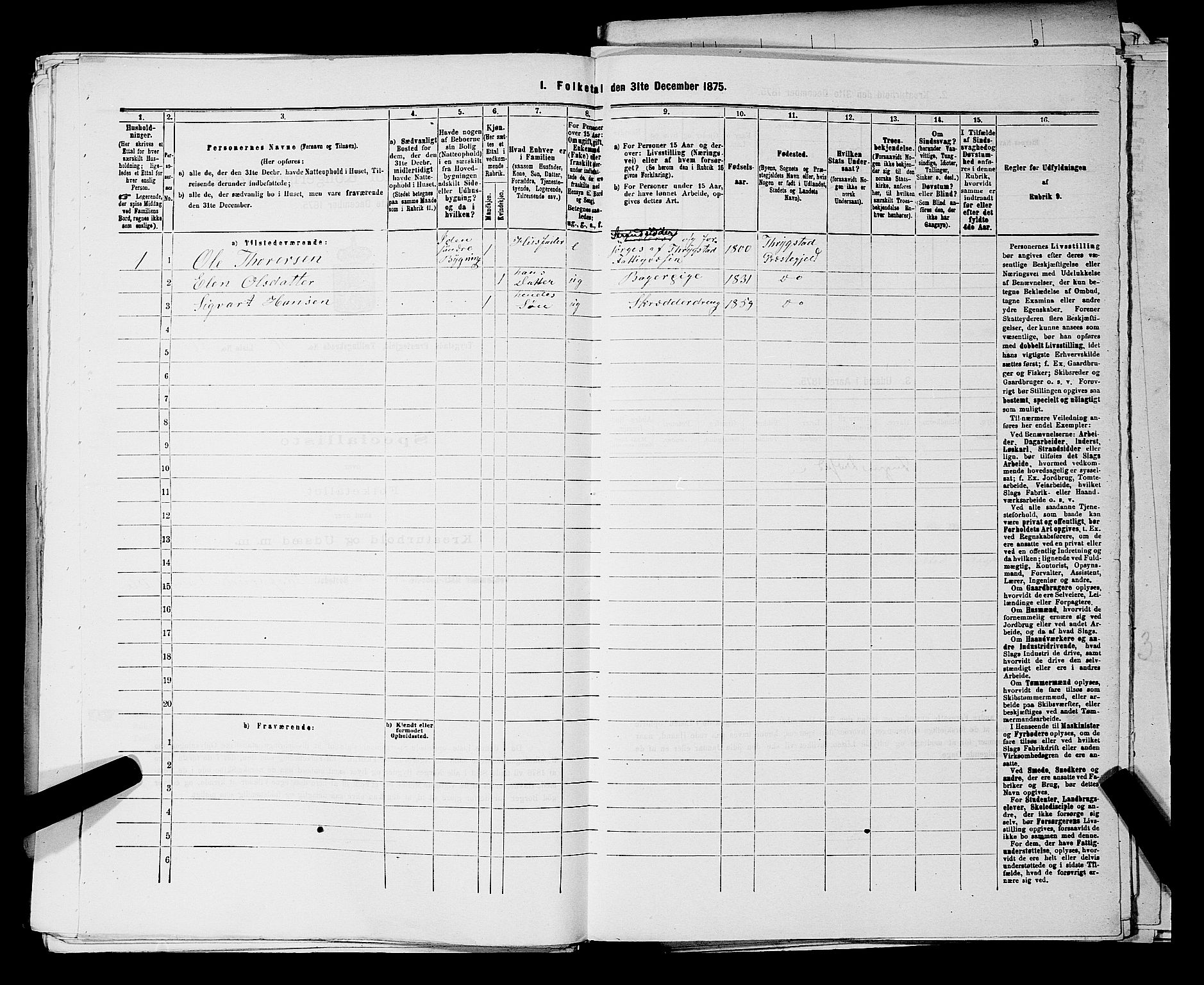 RA, Folketelling 1875 for 0122P Trøgstad prestegjeld, 1875, s. 1190