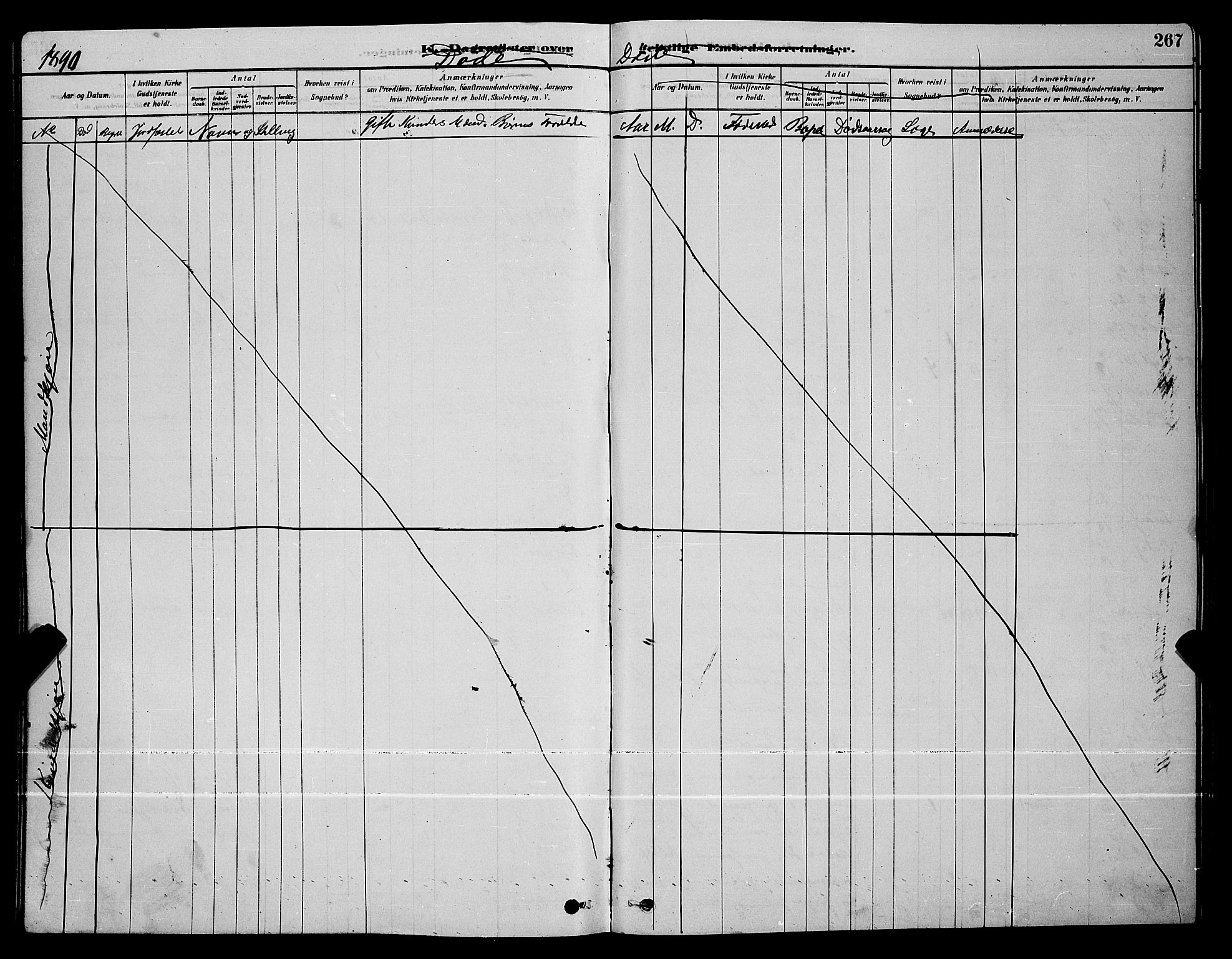 Trondenes sokneprestkontor, AV/SATØ-S-1319/H/Hb/L0010klokker: Klokkerbok nr. 10, 1878-1890, s. 267