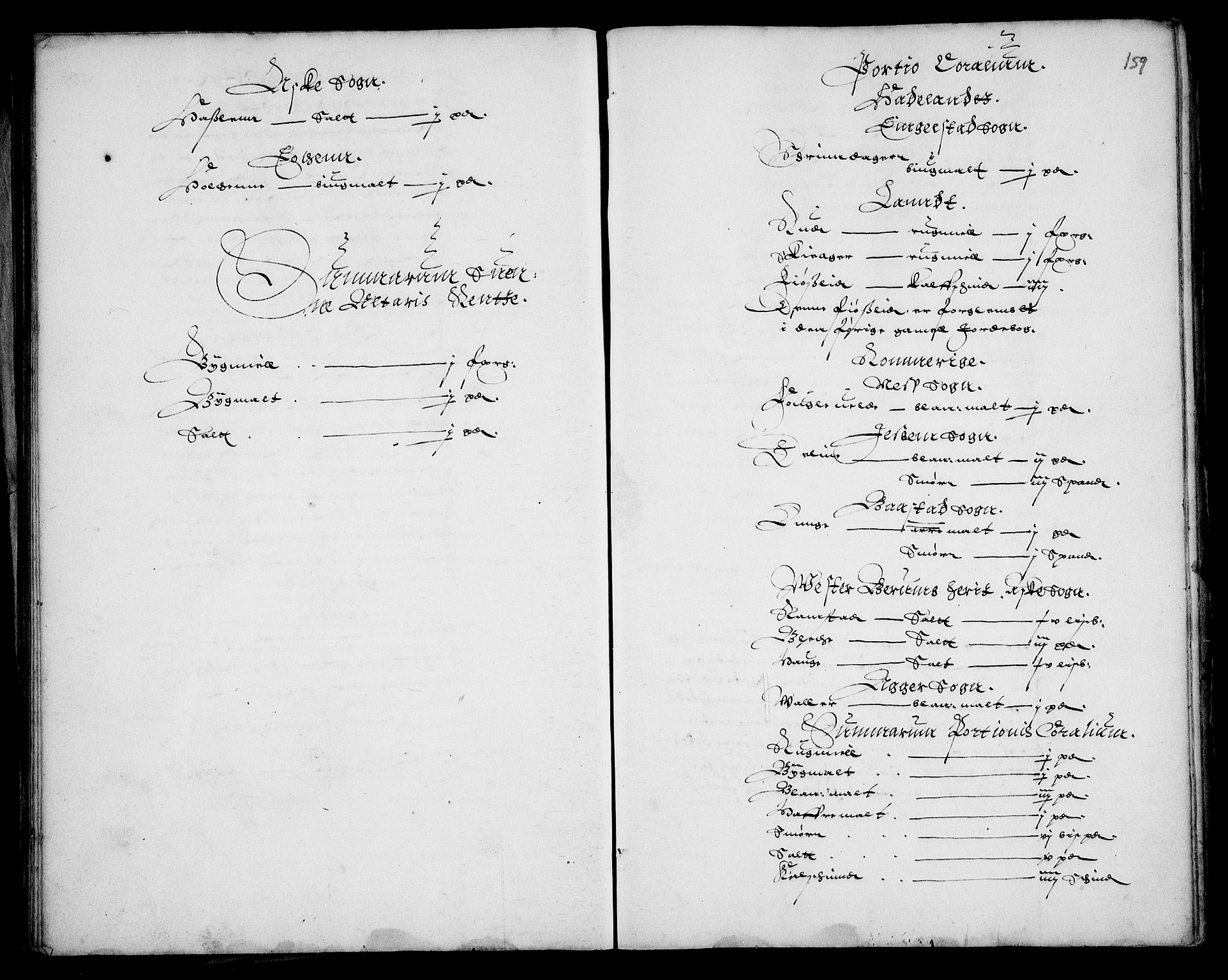 Rentekammeret inntil 1814, Realistisk ordnet avdeling, AV/RA-EA-4070/Fc/Fca/L0001/0001: [Ca I]  Akershus stift / Oslo kapitels og Tønsberg prostis jordebok, 1618, s. 158-159