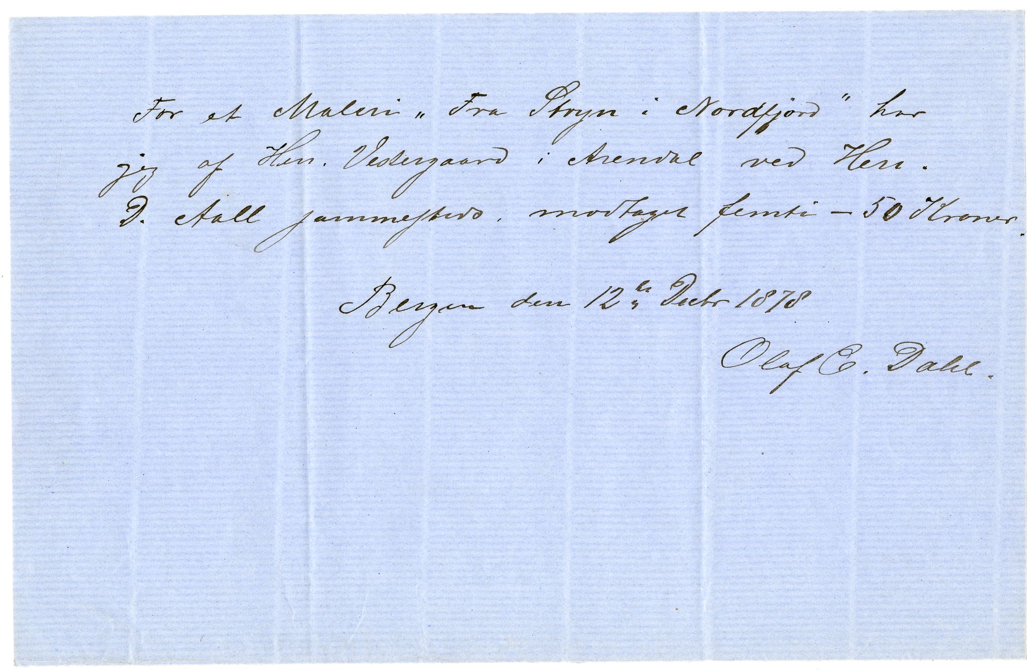 Diderik Maria Aalls brevsamling, NF/Ark-1023/F/L0002: D.M. Aalls brevsamling. B - C, 1799-1889, s. 455