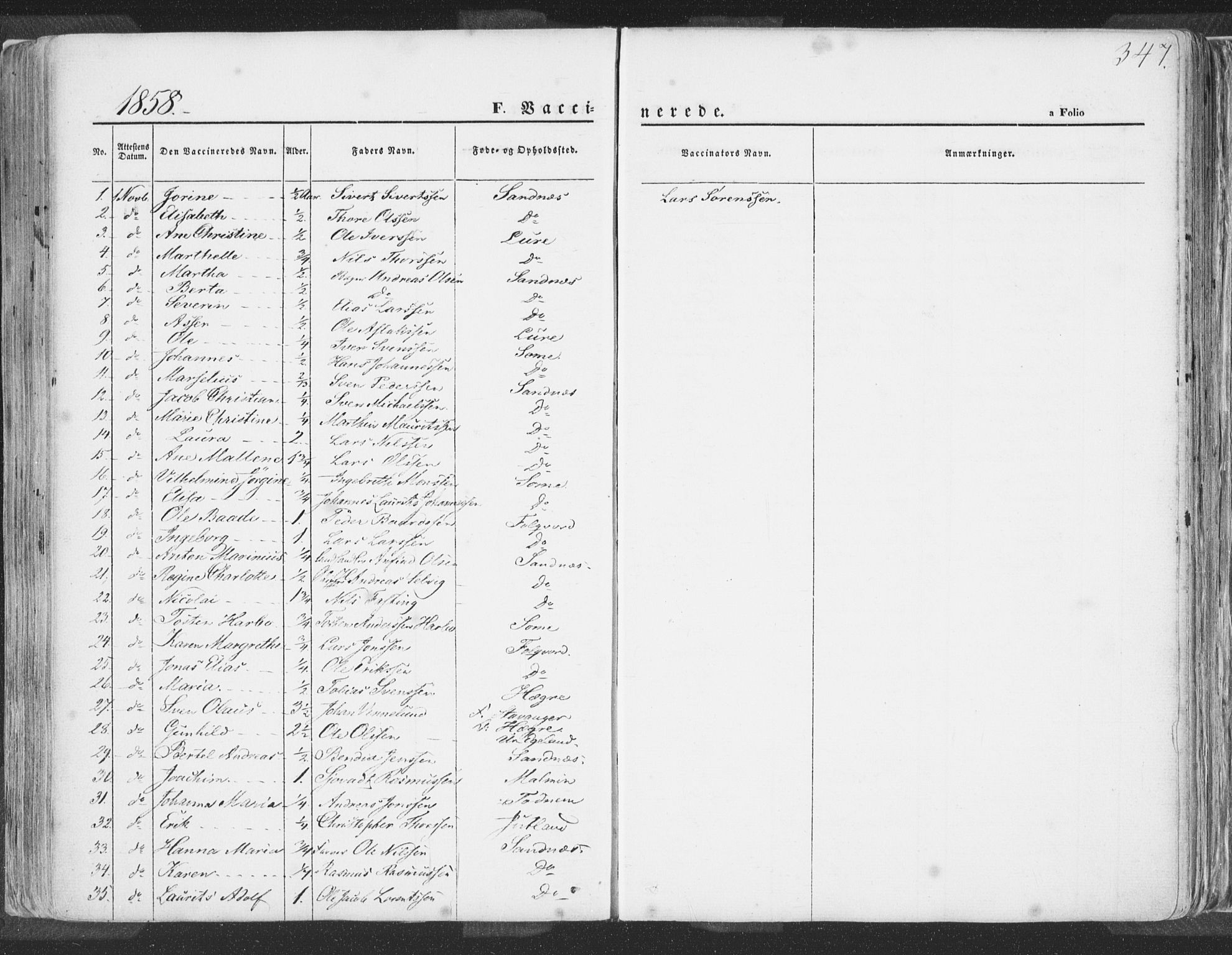 Høyland sokneprestkontor, AV/SAST-A-101799/001/30BA/L0009: Ministerialbok nr. A 9.2, 1857-1877, s. 347