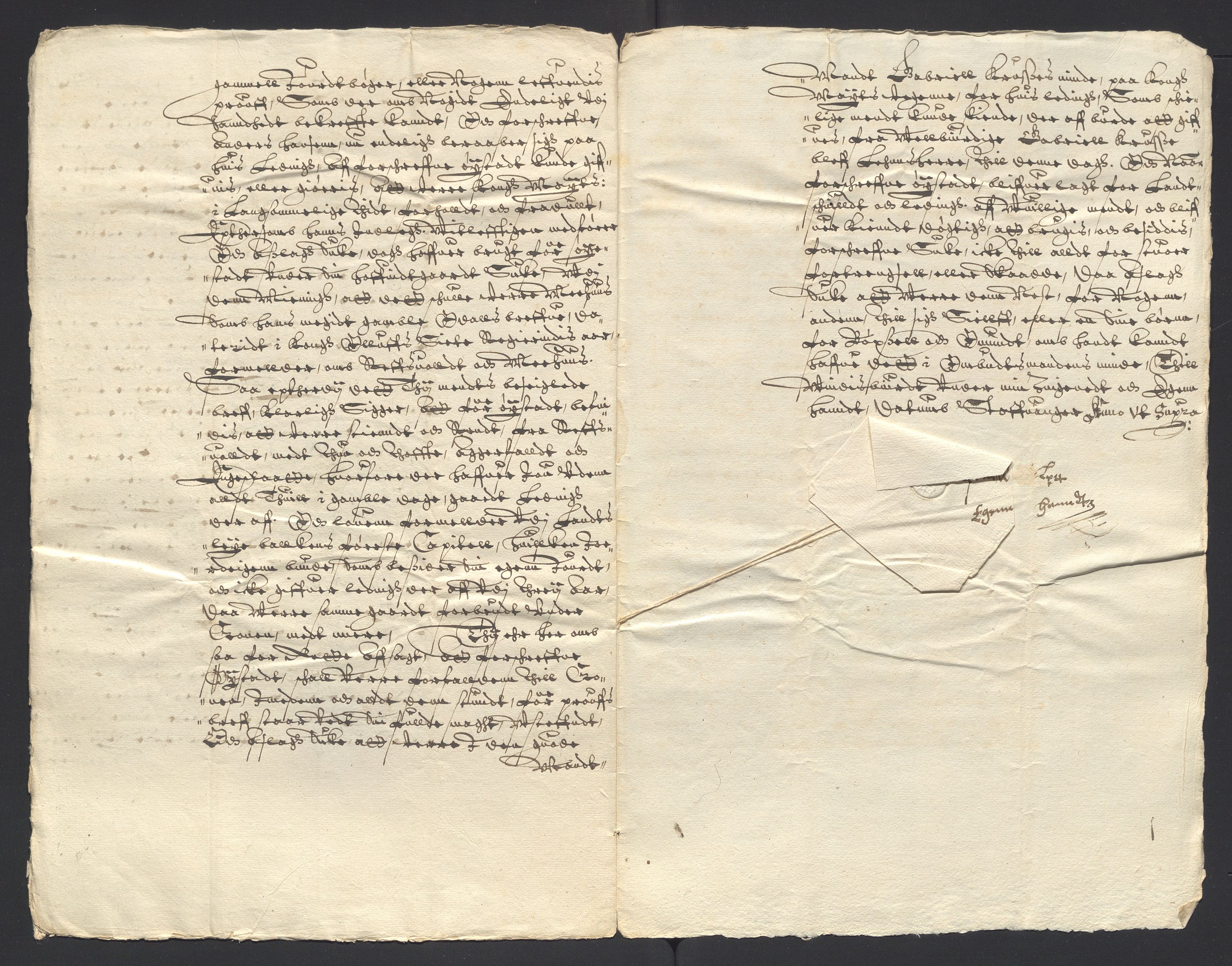 Stavanger len, AV/SAST-A-101870/Oa/L0016: Dommer, brev m.m., 1615-1644, s. 177