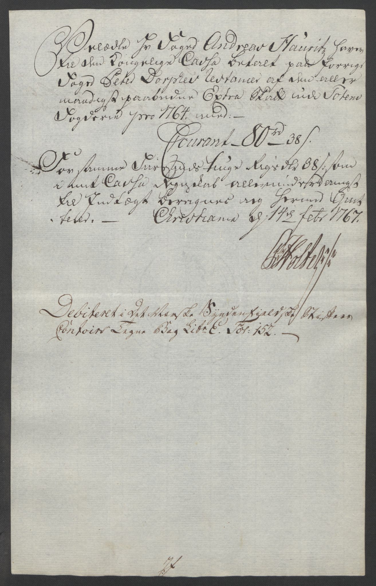 Rentekammeret inntil 1814, Reviderte regnskaper, Fogderegnskap, RA/EA-4092/R19/L1399: Fogderegnskap Toten, Hadeland og Vardal, 1762-1783, s. 84