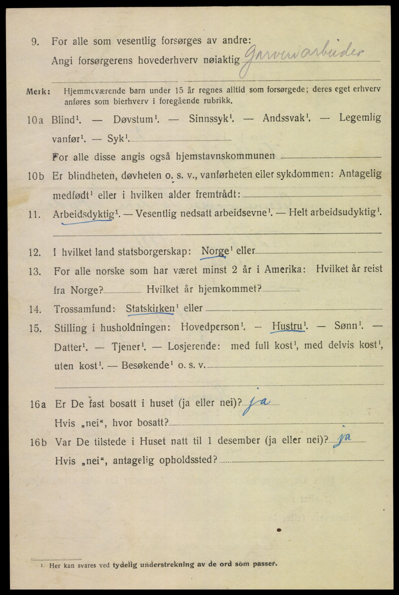 SAK, Folketelling 1920 for 1004 Flekkefjord kjøpstad, 1920, s. 5805
