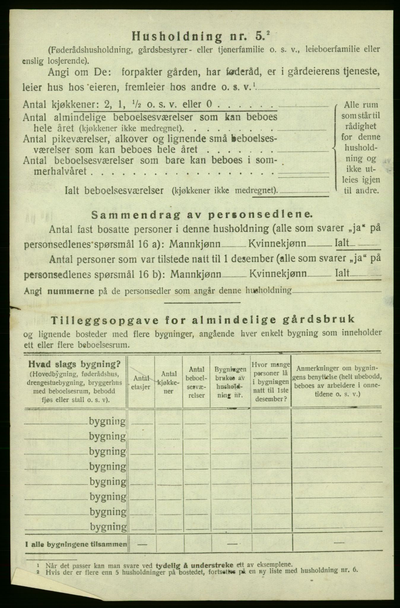 SAB, Folketelling 1920 for 1225 Varaldsøy herred, 1920, s. 236